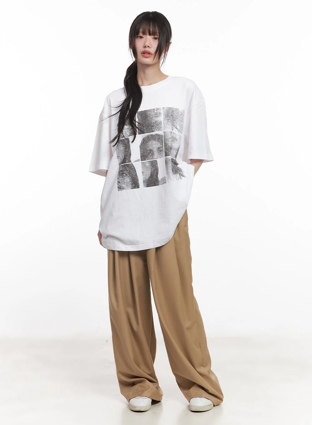Loose-Fit Wide-Leg Trousers CY521 - Image 3