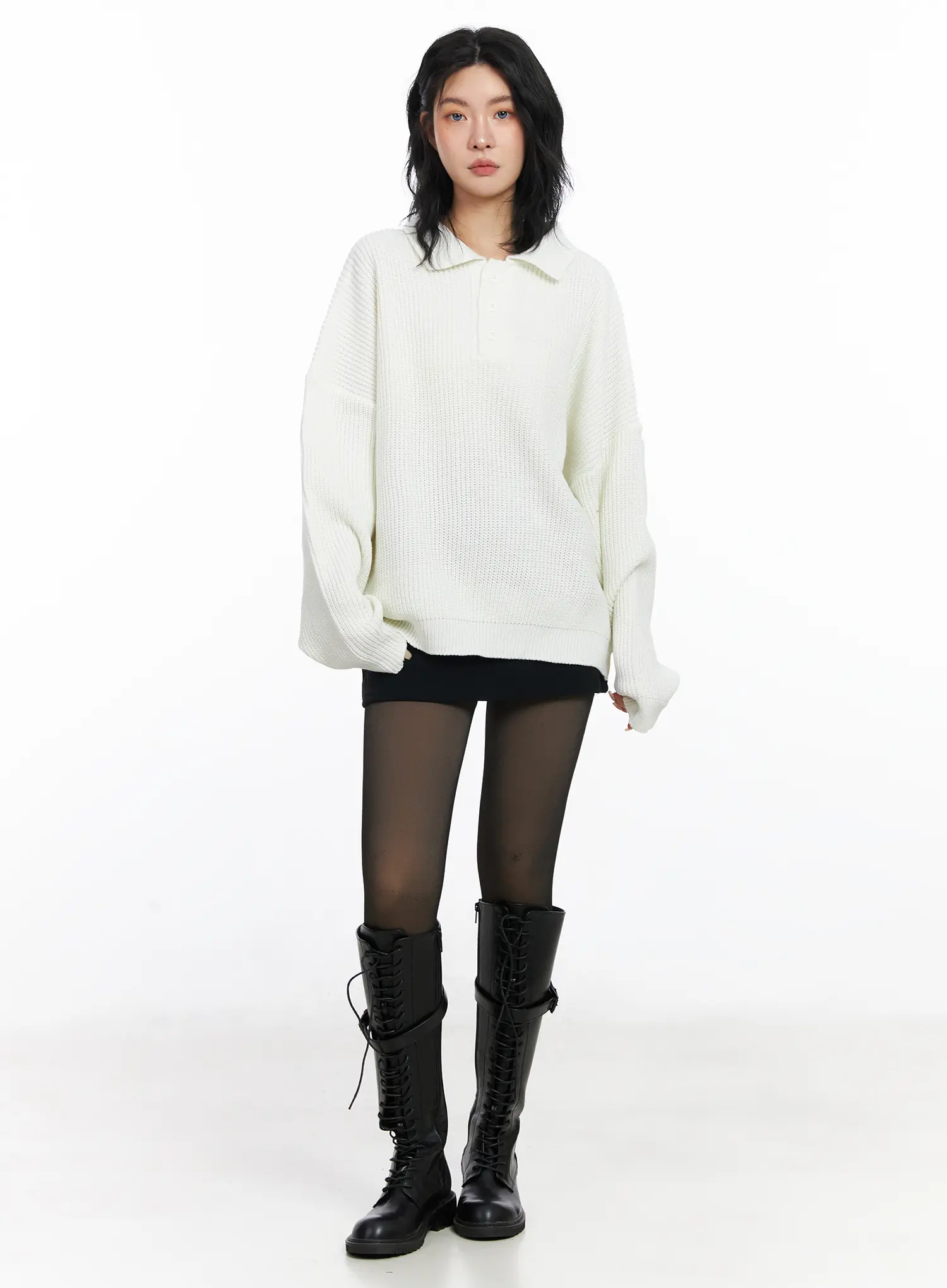 Low Rise A-Line Mini Skirt CJ523 - Image 3