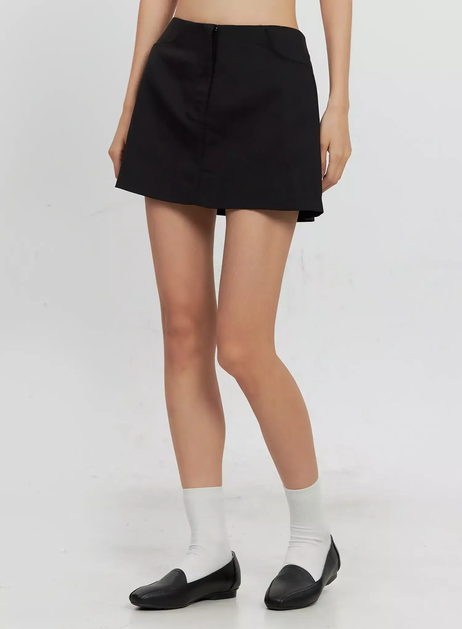 Low Rise Back-Band Skirt IL528 - Image 11