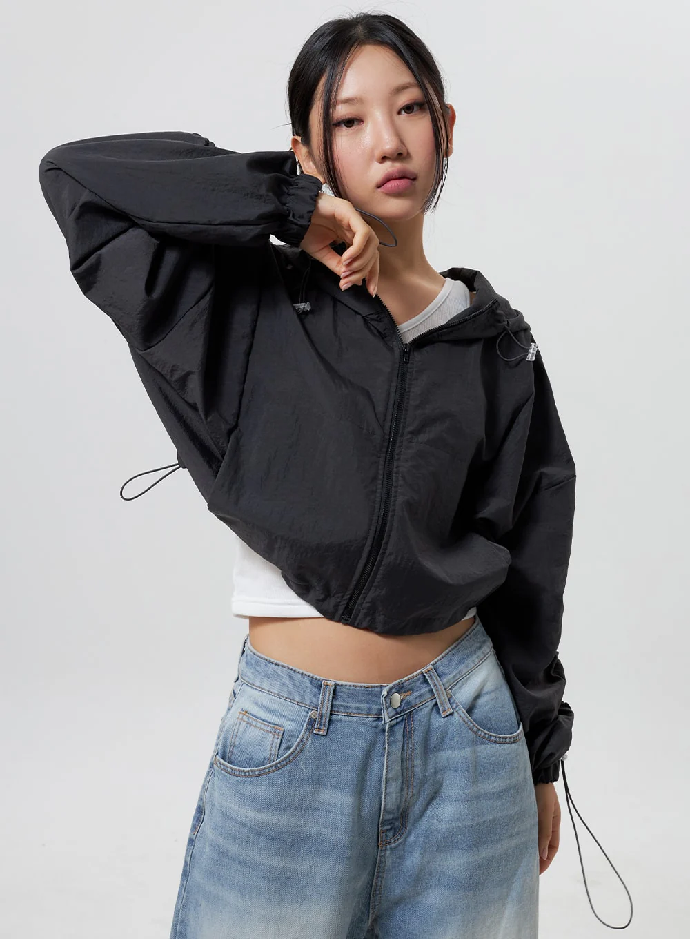 Low Rise Baggy Jeans CY324 - Image 11