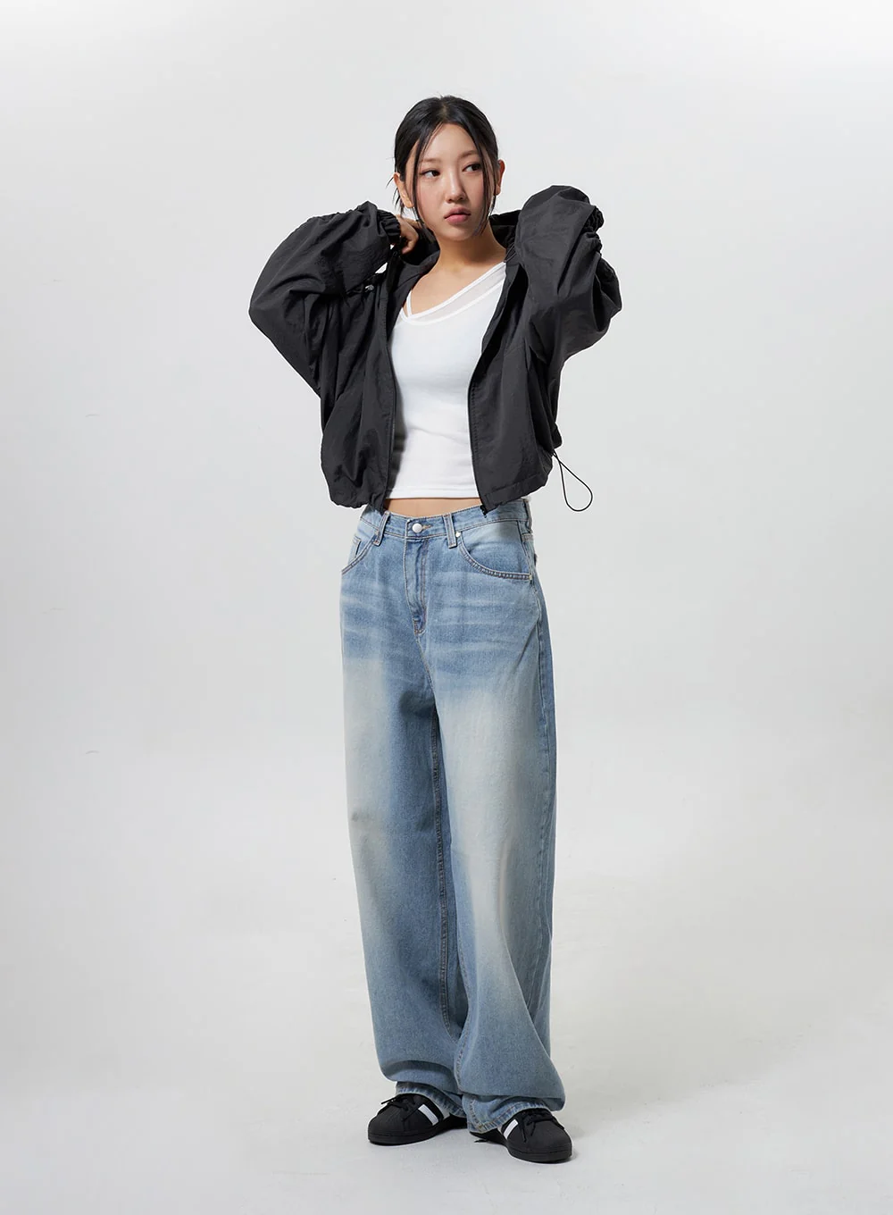 Low Rise Baggy Jeans CY324 - Image 13