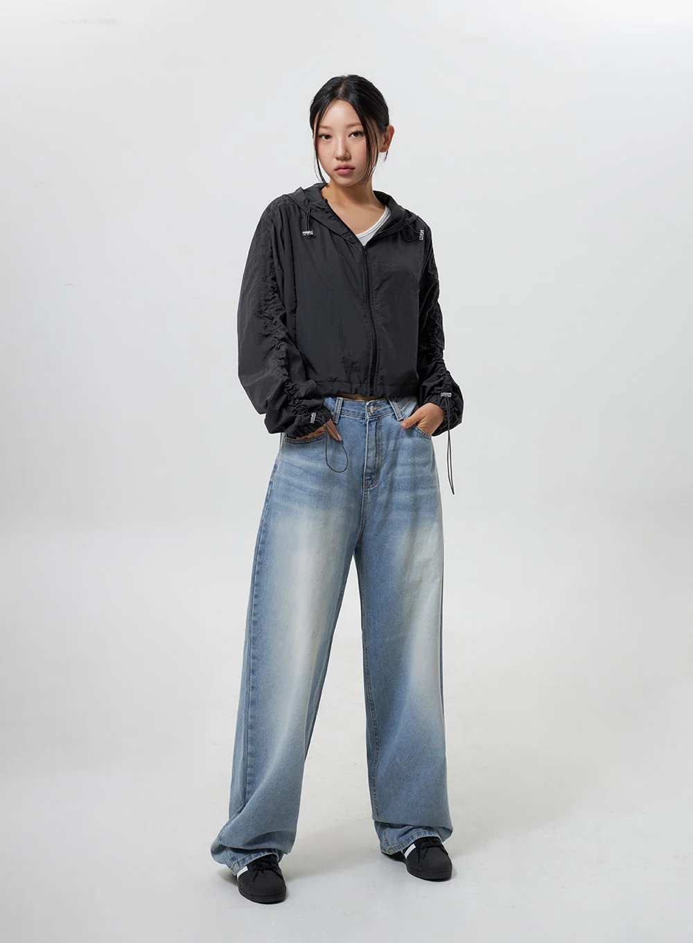 Low Rise Baggy Jeans CY324 - Image 3