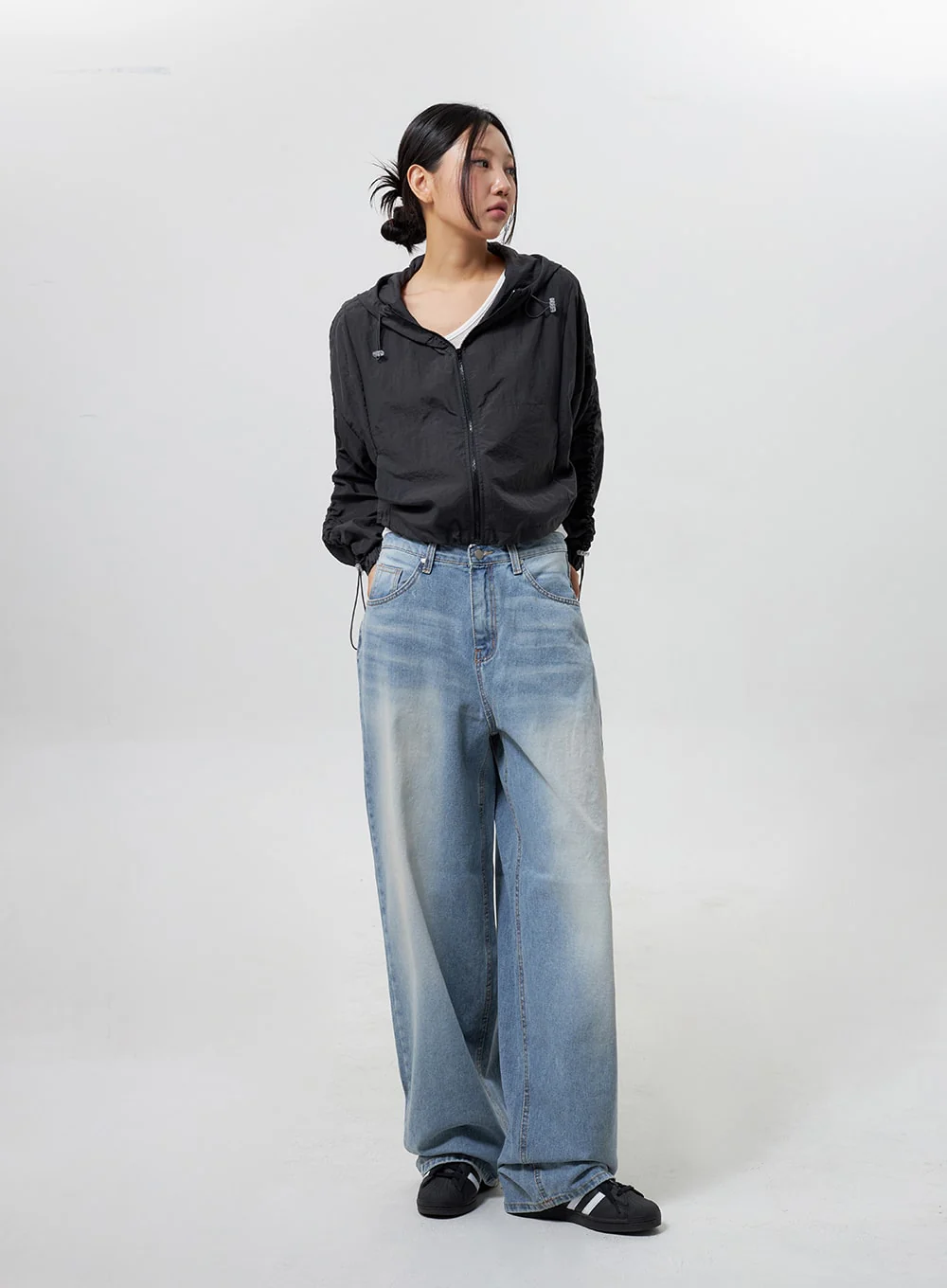 Low Rise Baggy Jeans CY324 - Image 4