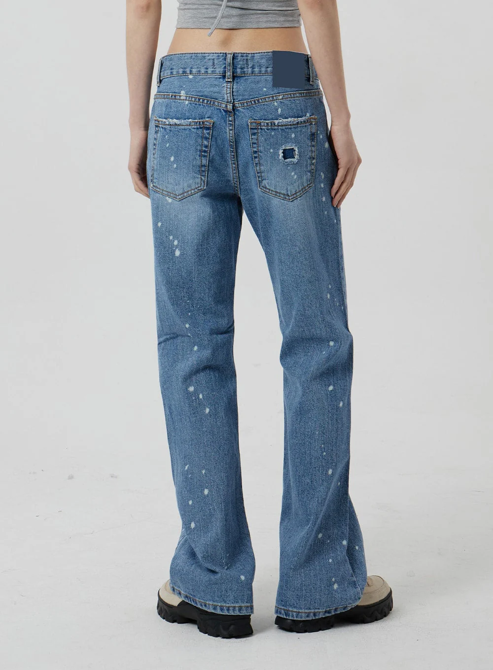 Low Rise Bootcut Jeans CF309 - Image 6