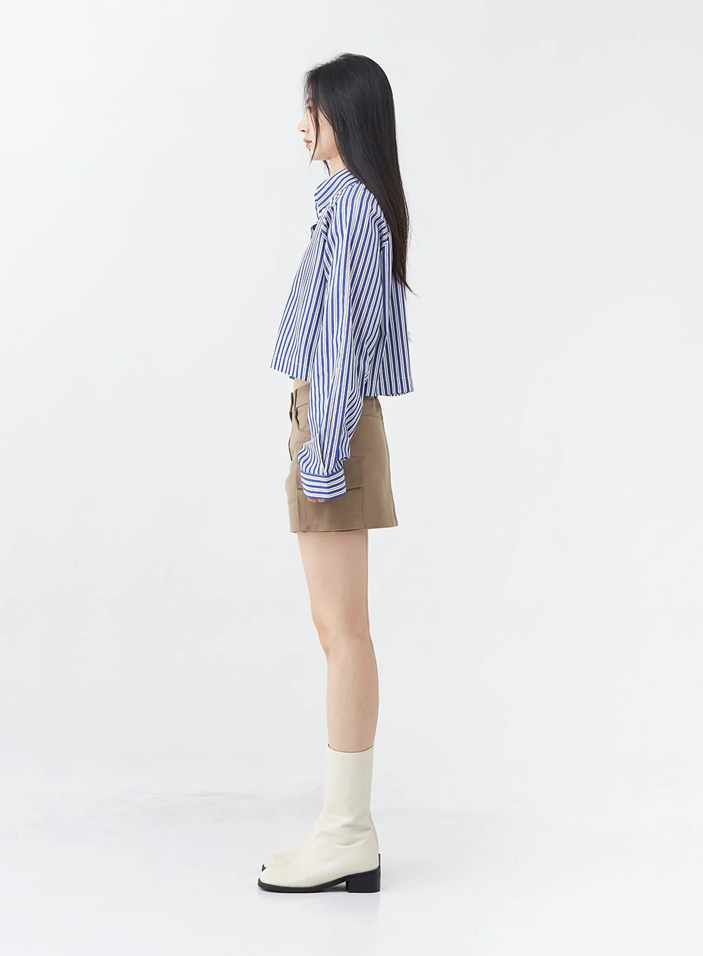 Low-Rise Pocket Cargo Mini Skirt OG18 - Image 14