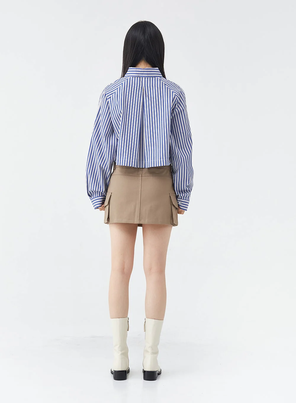 Low-Rise Pocket Cargo Mini Skirt OG18 - Image 15