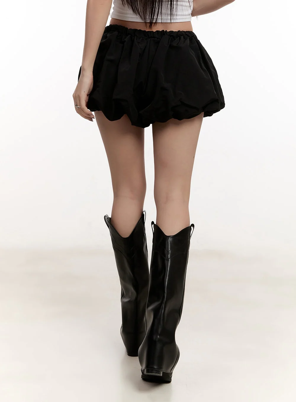Low Rise Puffy Mini Skirt CM507 - Image 5