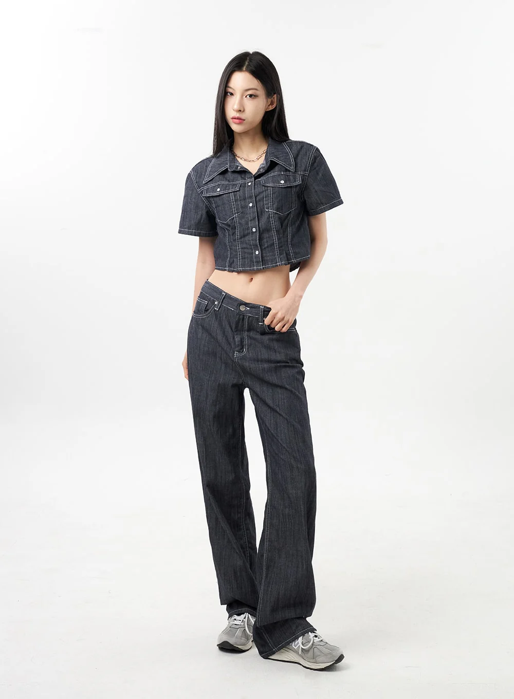 Low Rise Wide Pants CU312 - Image 10