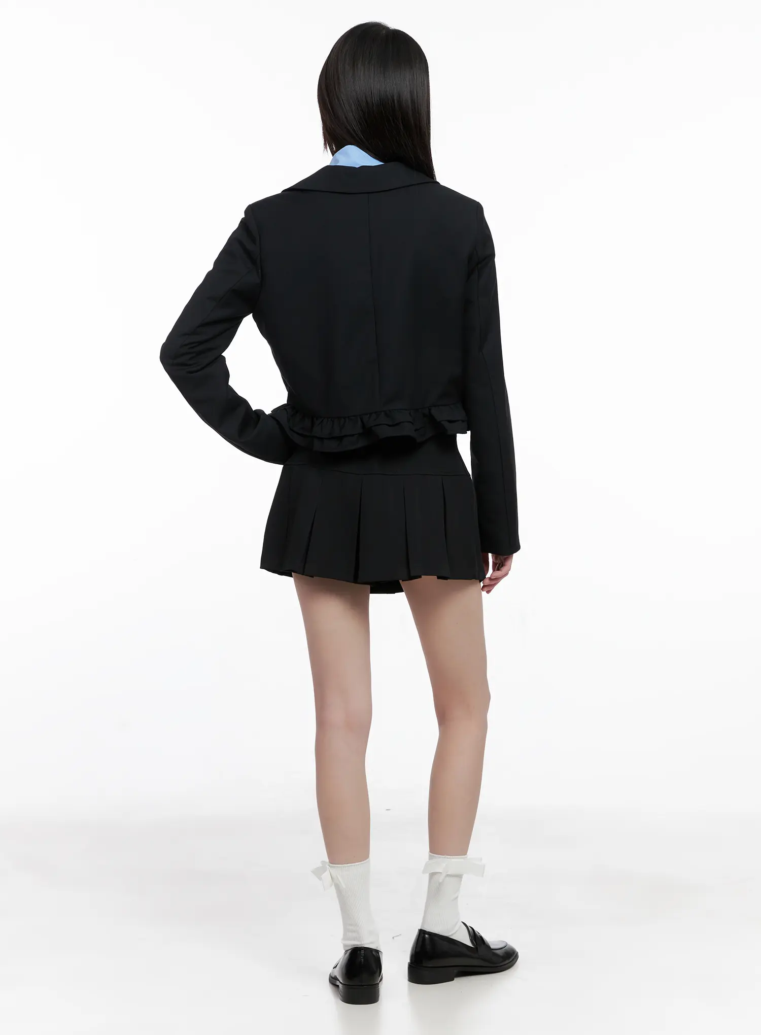 Low-Waisted Pleated Skirt CG518 - Image 6