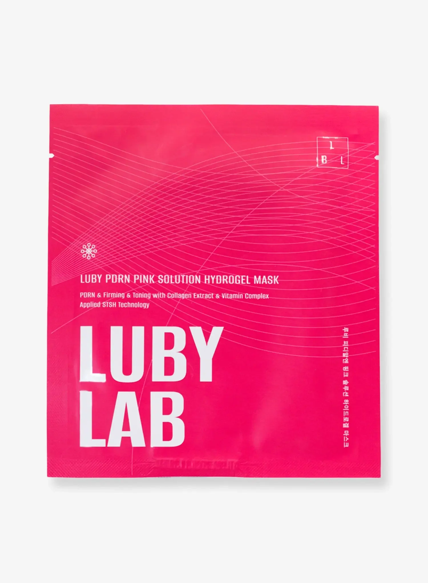 Luby PDRN Pink Solution Hydrogel Mask Set (32g*4ea) - Image 4