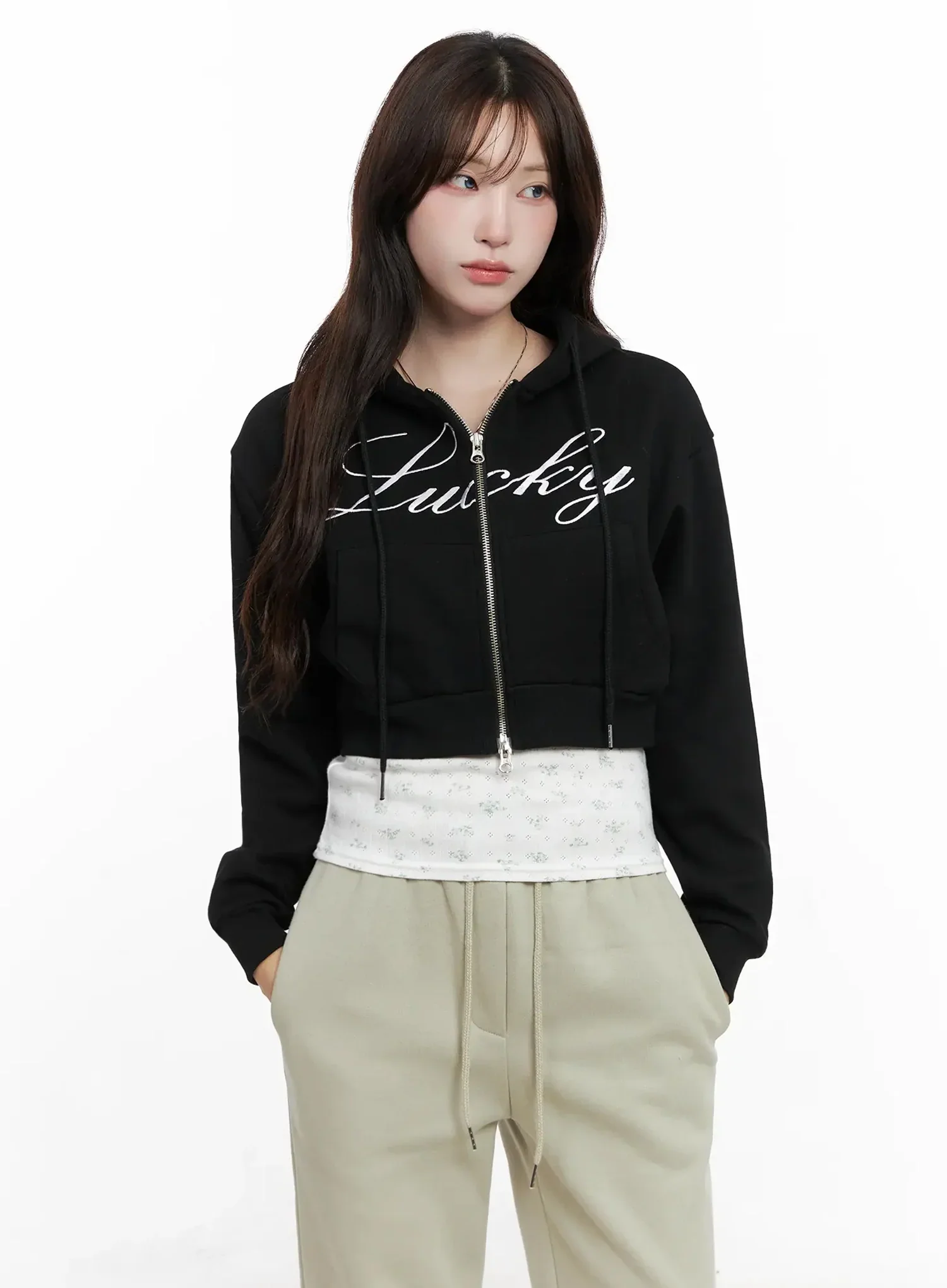 Lucky Fleece Zip Hoodie IN514 - Image 13