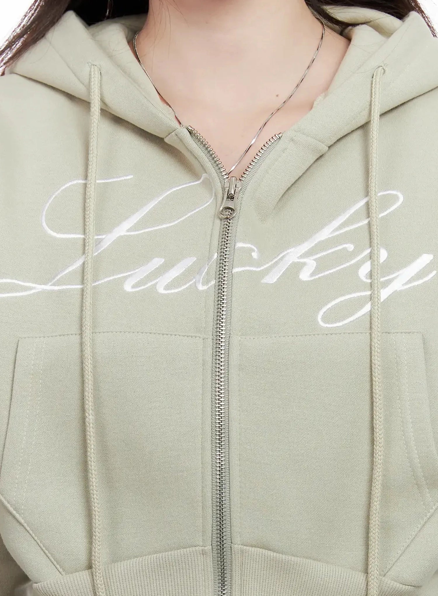 Lucky Fleece Zip Hoodie IN514 - Image 2