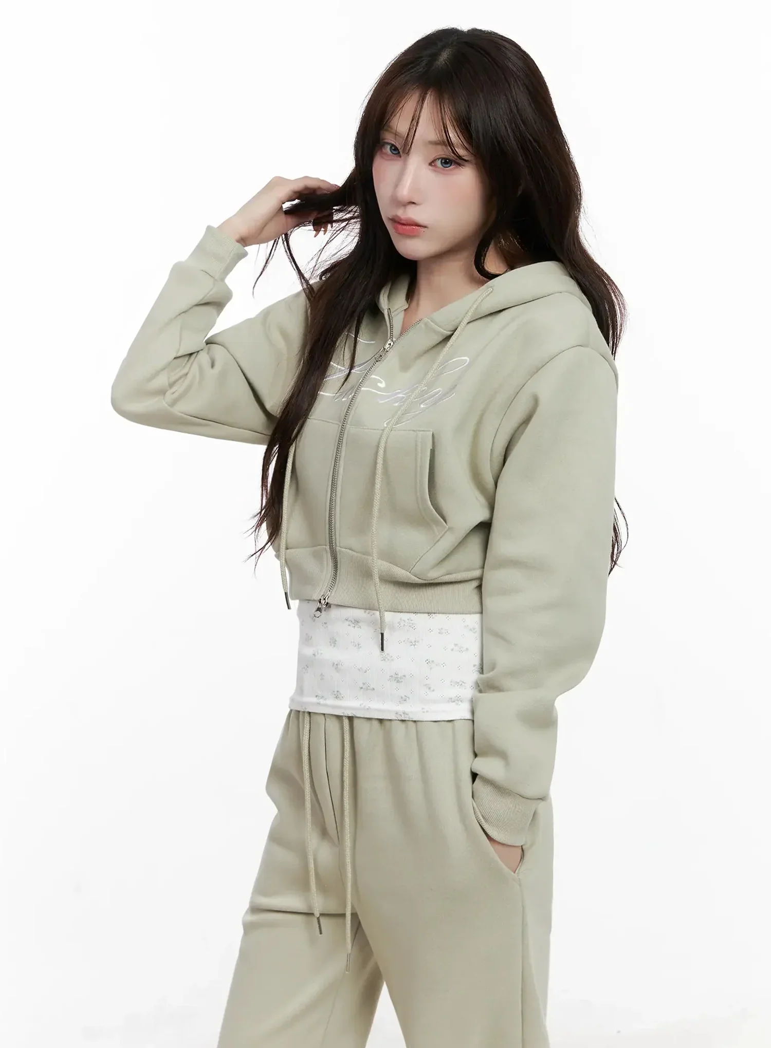 Lucky Fleece Zip Hoodie IN514 - Image 6