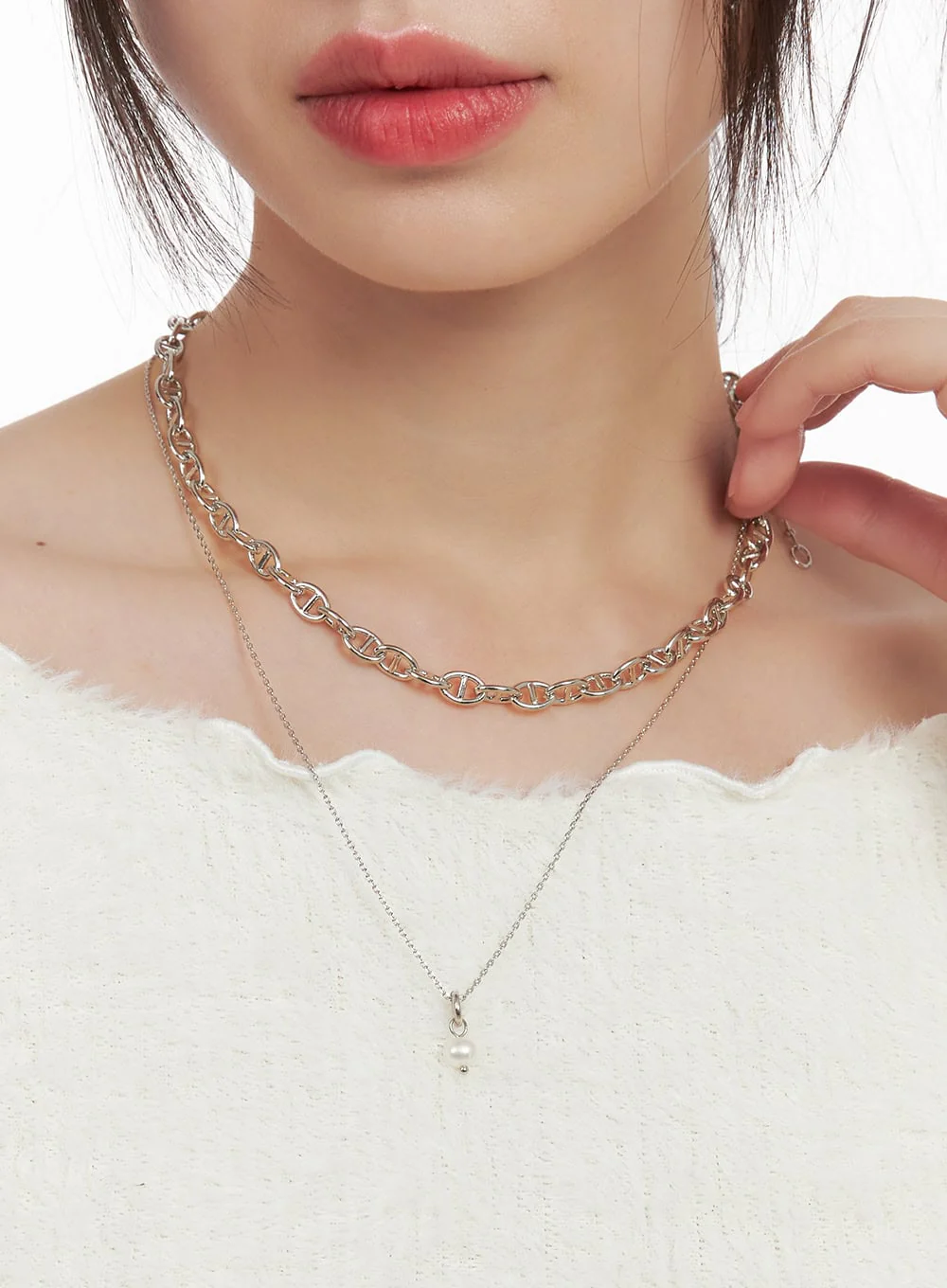 Lumu Bijou Chain Necklace CJ502 - Image 3