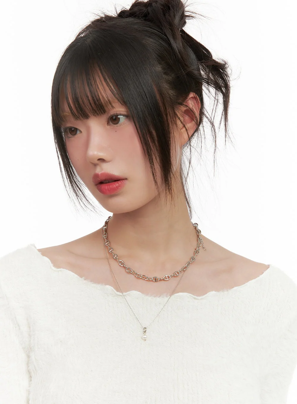 Lumu Bijou Chain Necklace CJ502 - Image 4