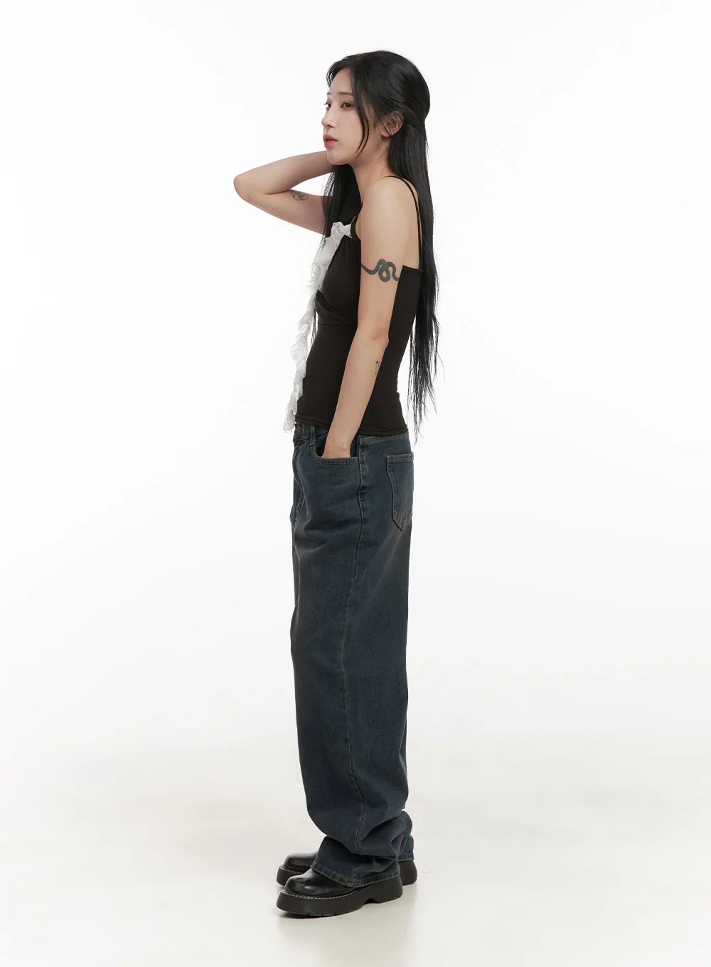 Luna Denim Wide-Leg Jeans CD406 - Image 5