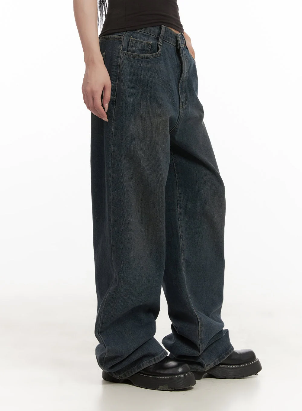 Luna Denim Wide-Leg Jeans CD406 - Image 7