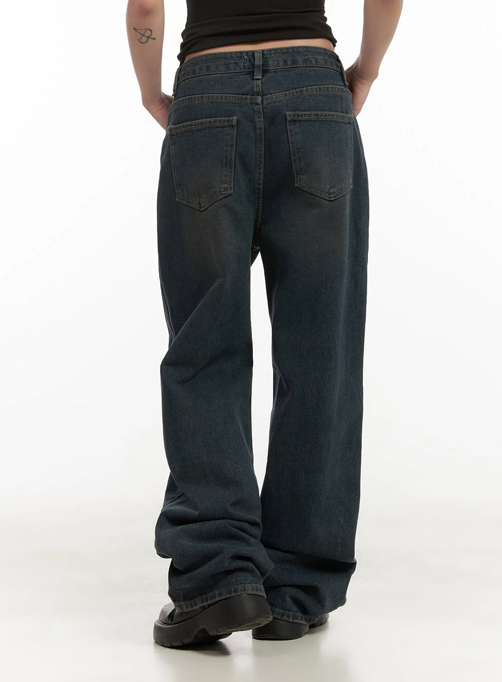 Luna Denim Wide-Leg Jeans CD406 - Image 8