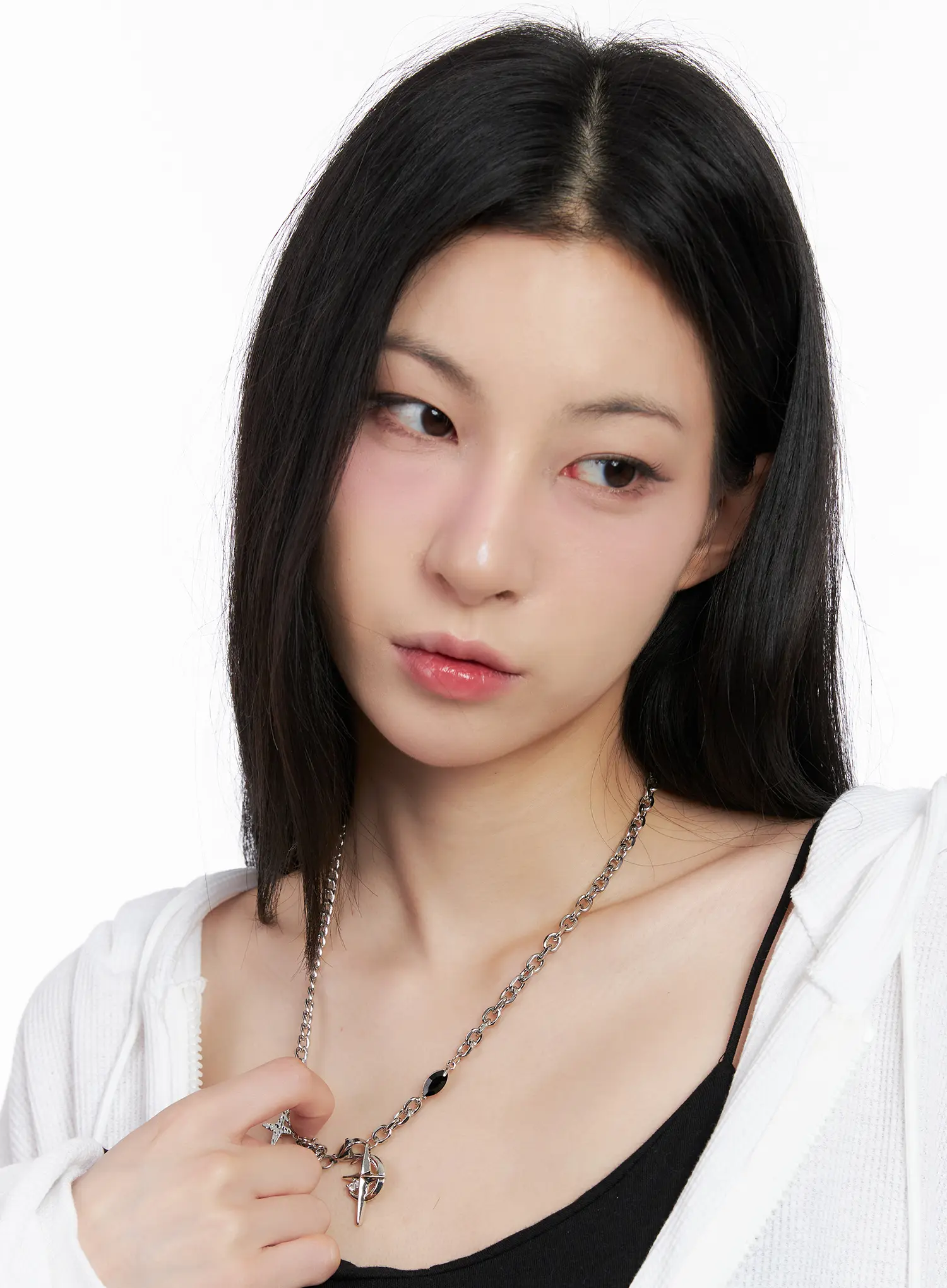 Lunar Charm Chain Necklace CG526 - Image 4