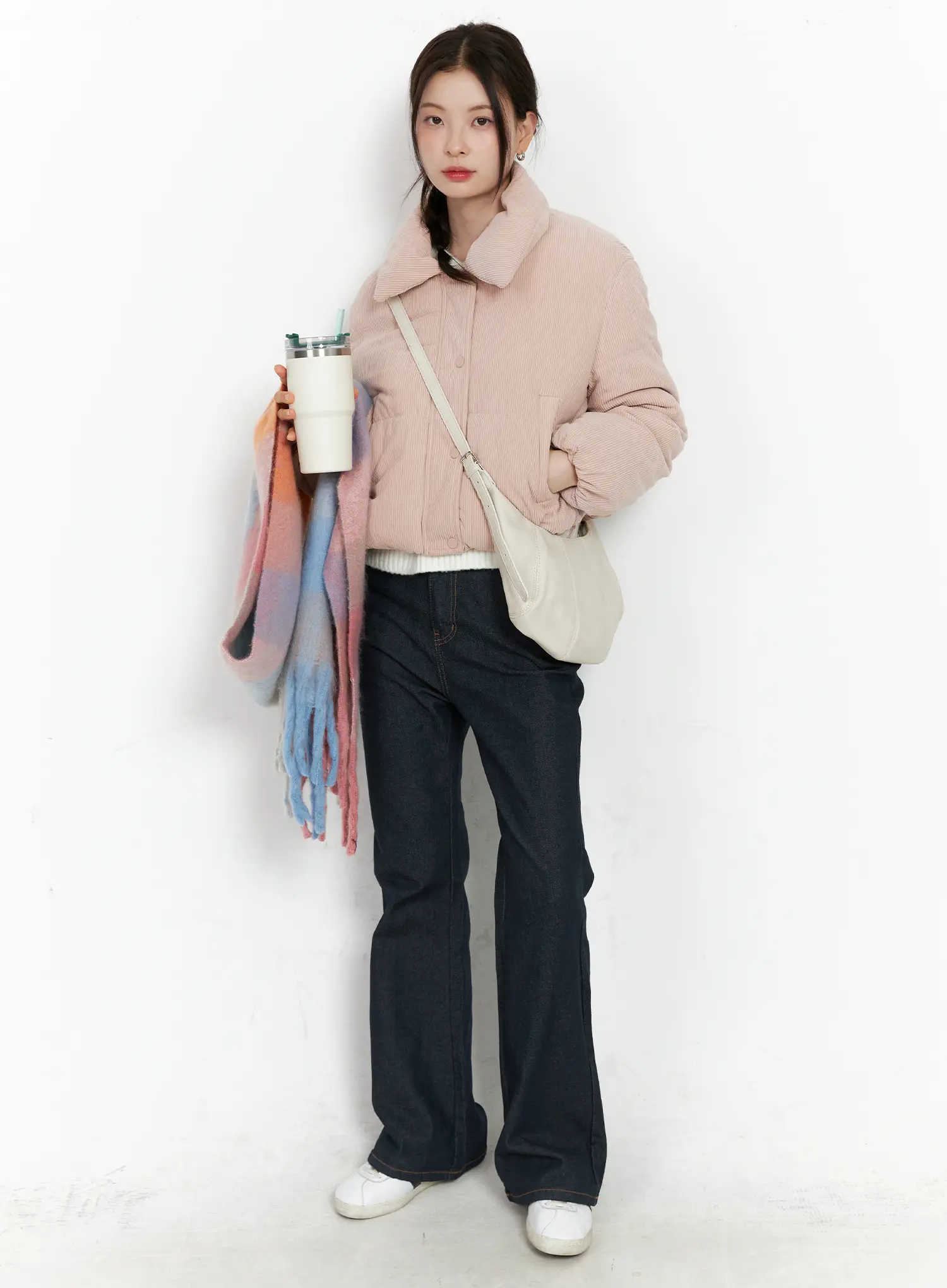 Luz Non-Fade Flare Jeans CN518 - Image 2
