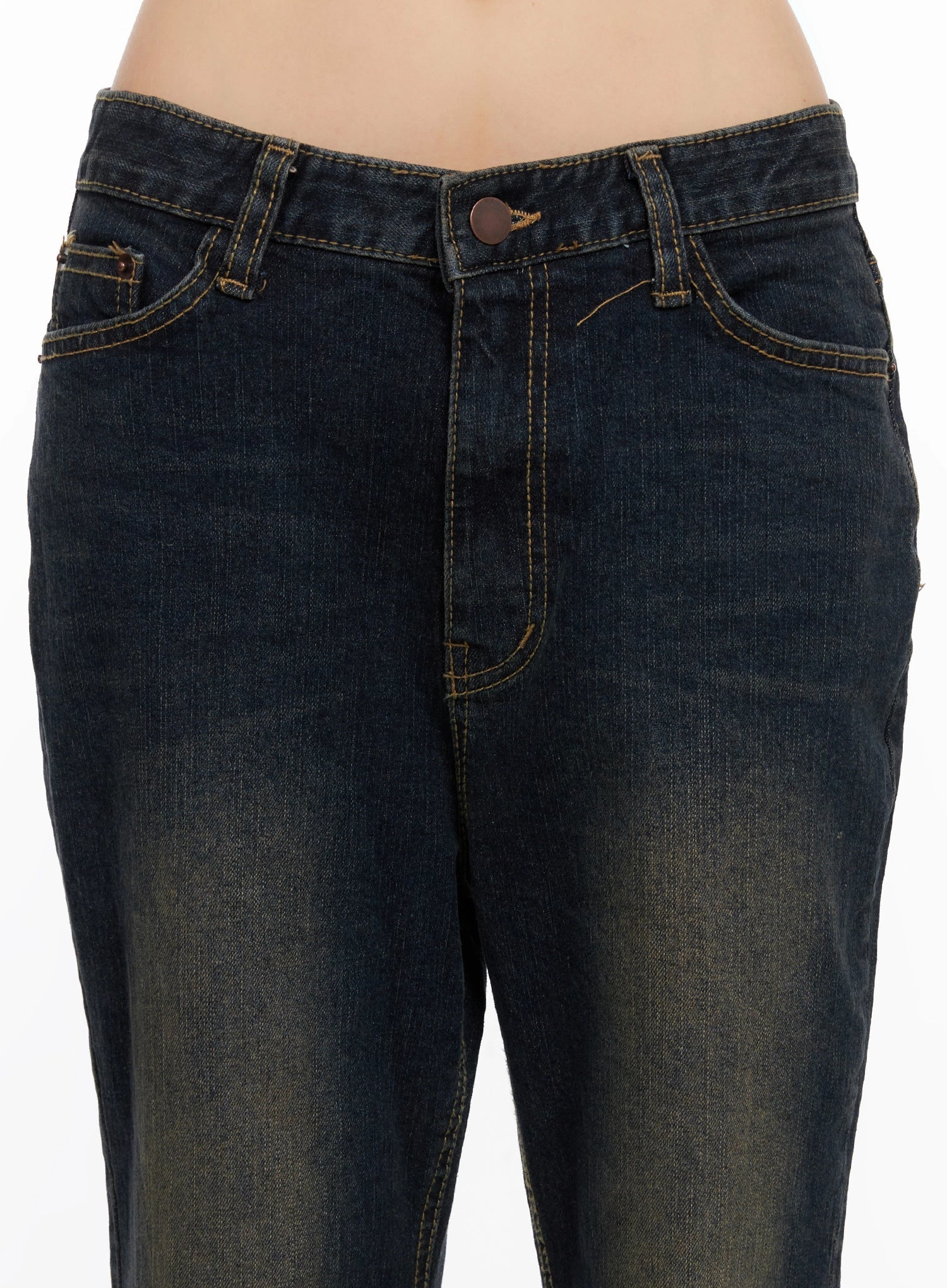 Lyanna Vintage Wash Bootcut Jeans IN503 - Image 3