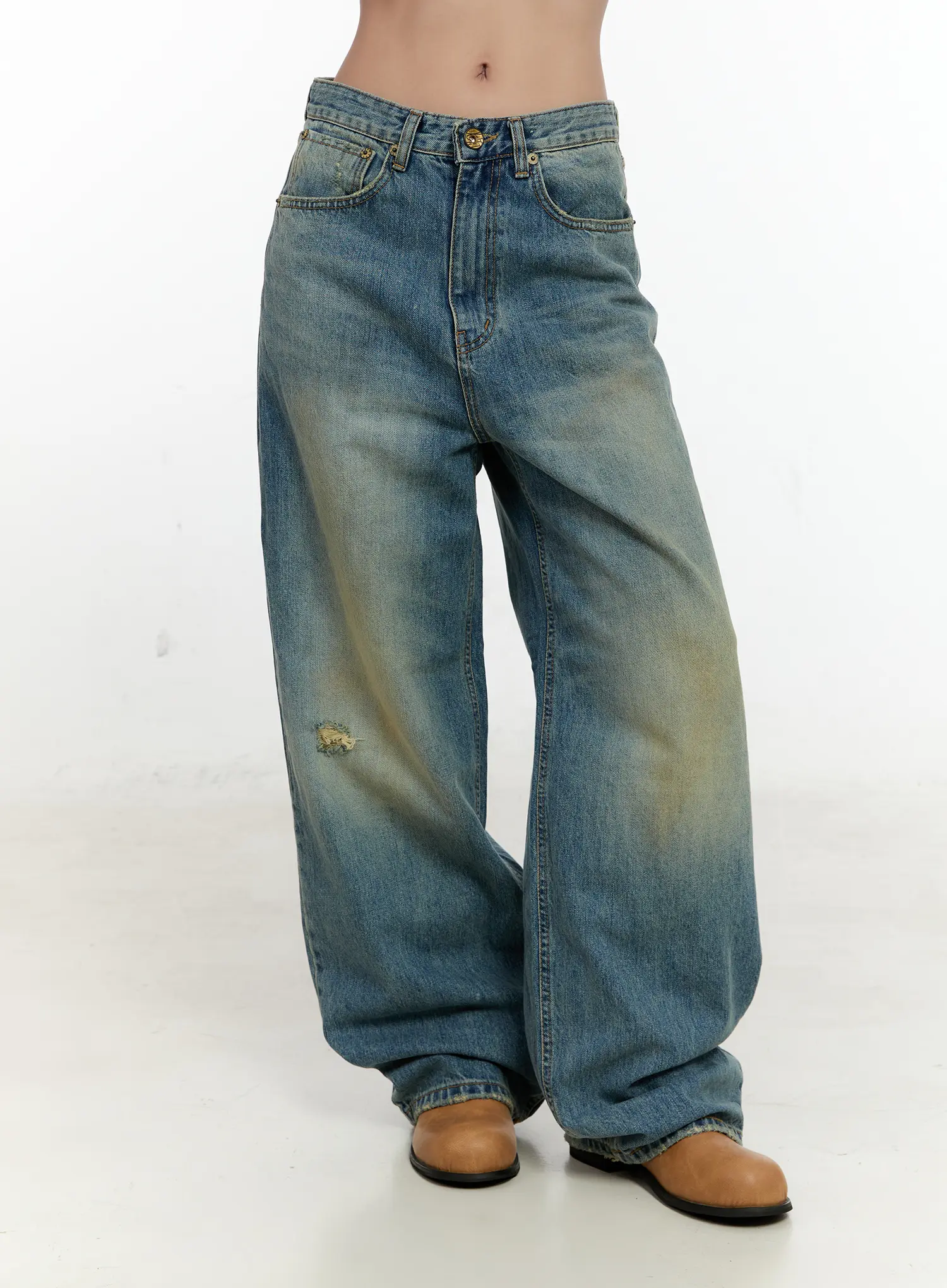 Maci Vintage Wide-Leg Jeans CN505 - Image 11