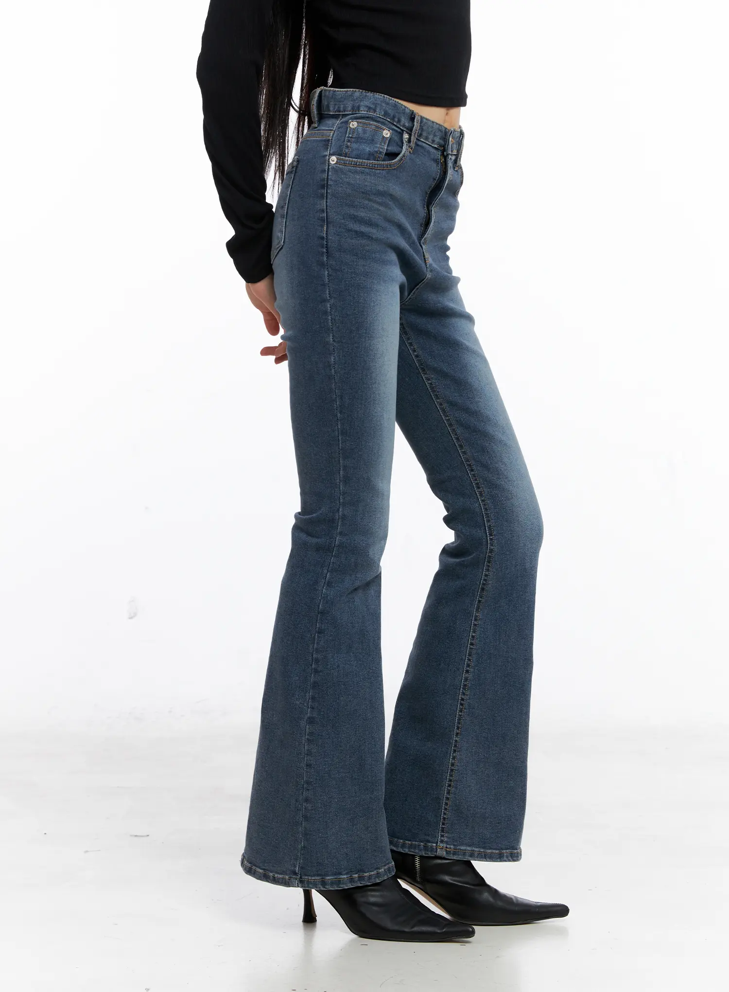 Malka Classic Flared Jeans CS509 - Image 5