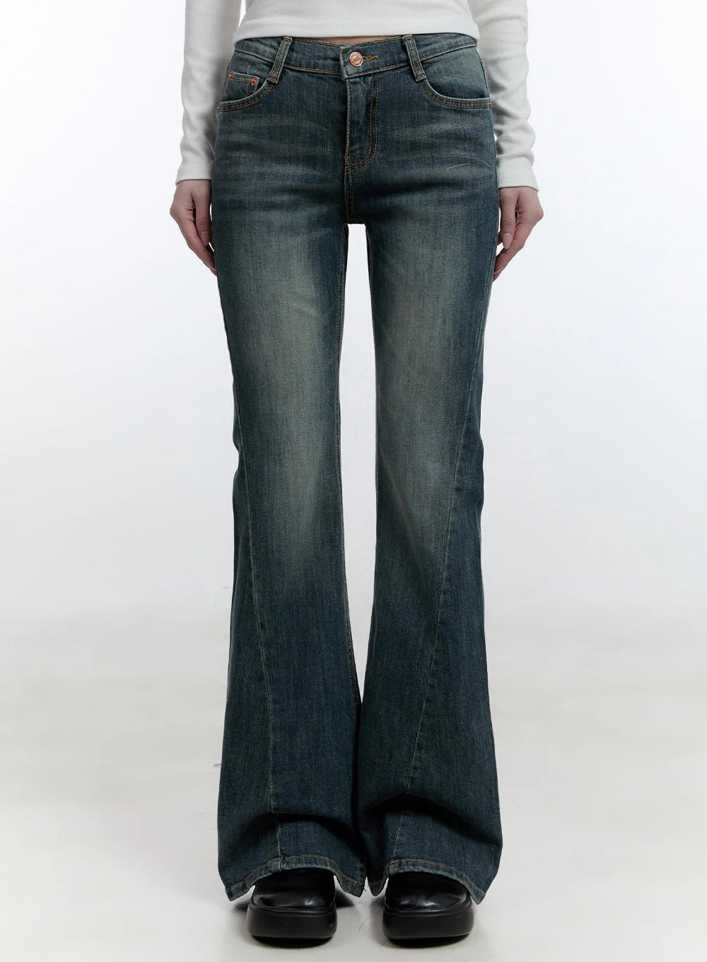 Mallory Skinny Bootcut Jeans CJ520 - Image 7