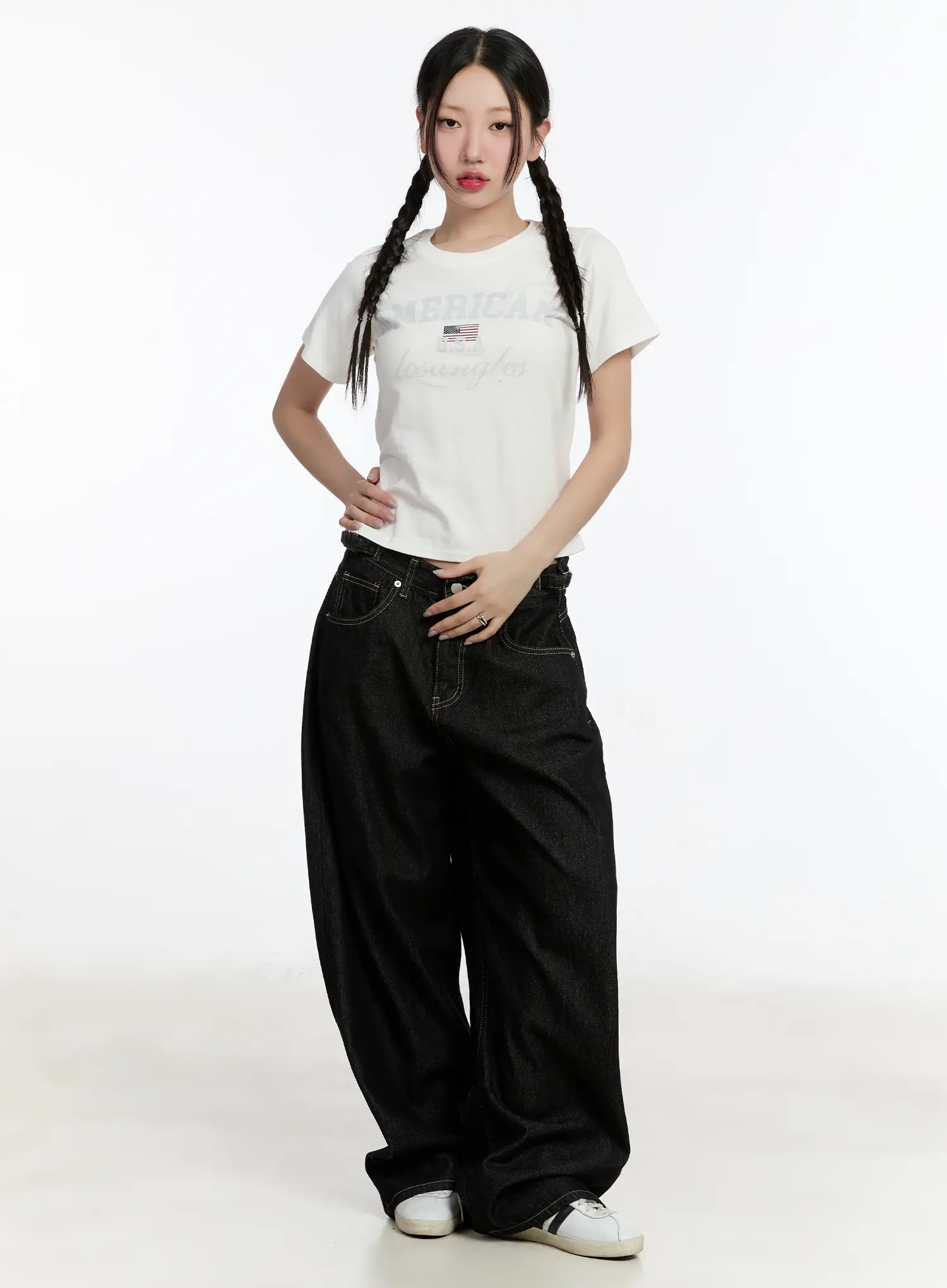 Marissa Casual Wide Leg Jeans CM511 - Image 7