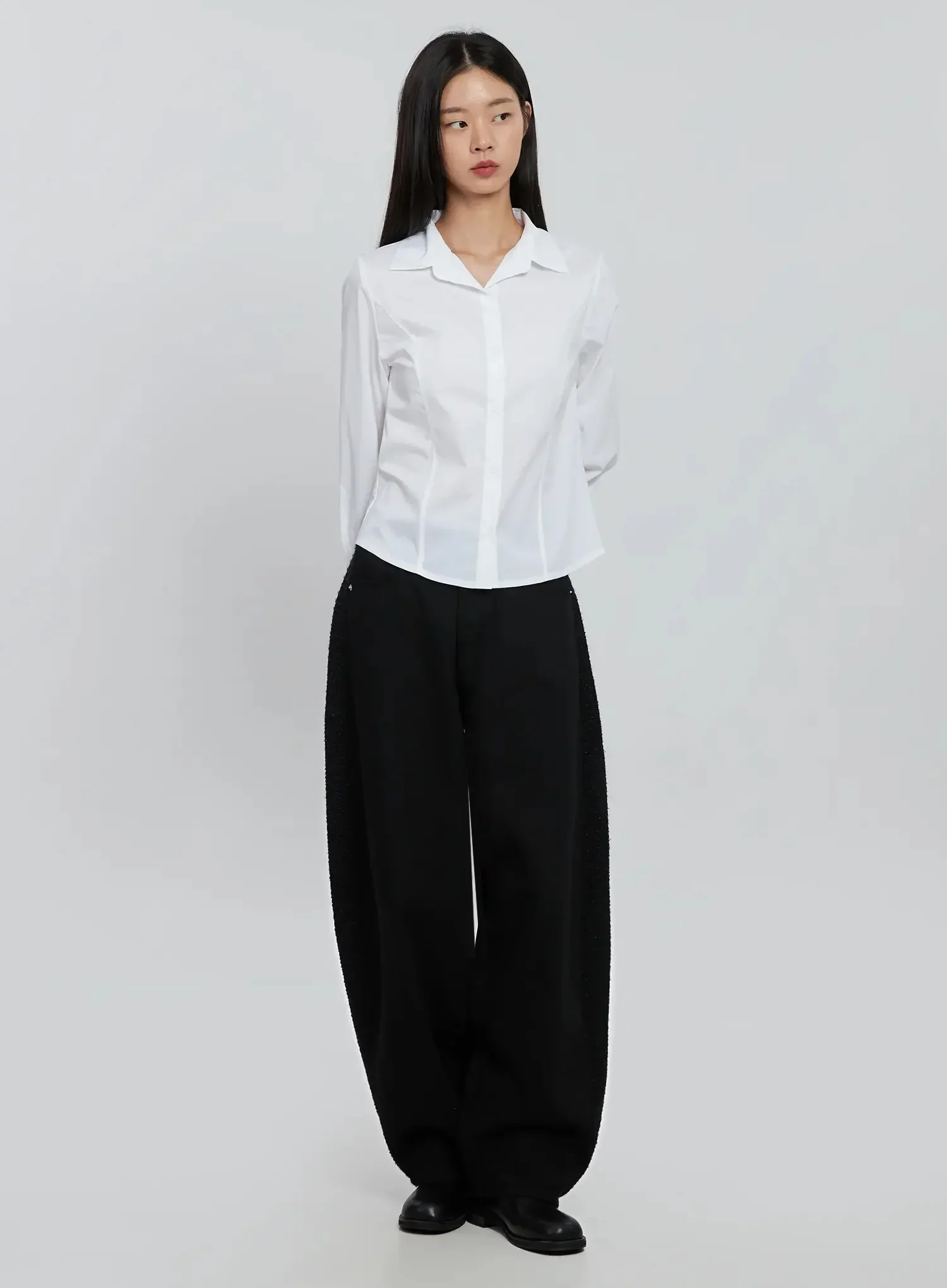 Maxine Wide Leg Tweed Pants IO530 - Image 10