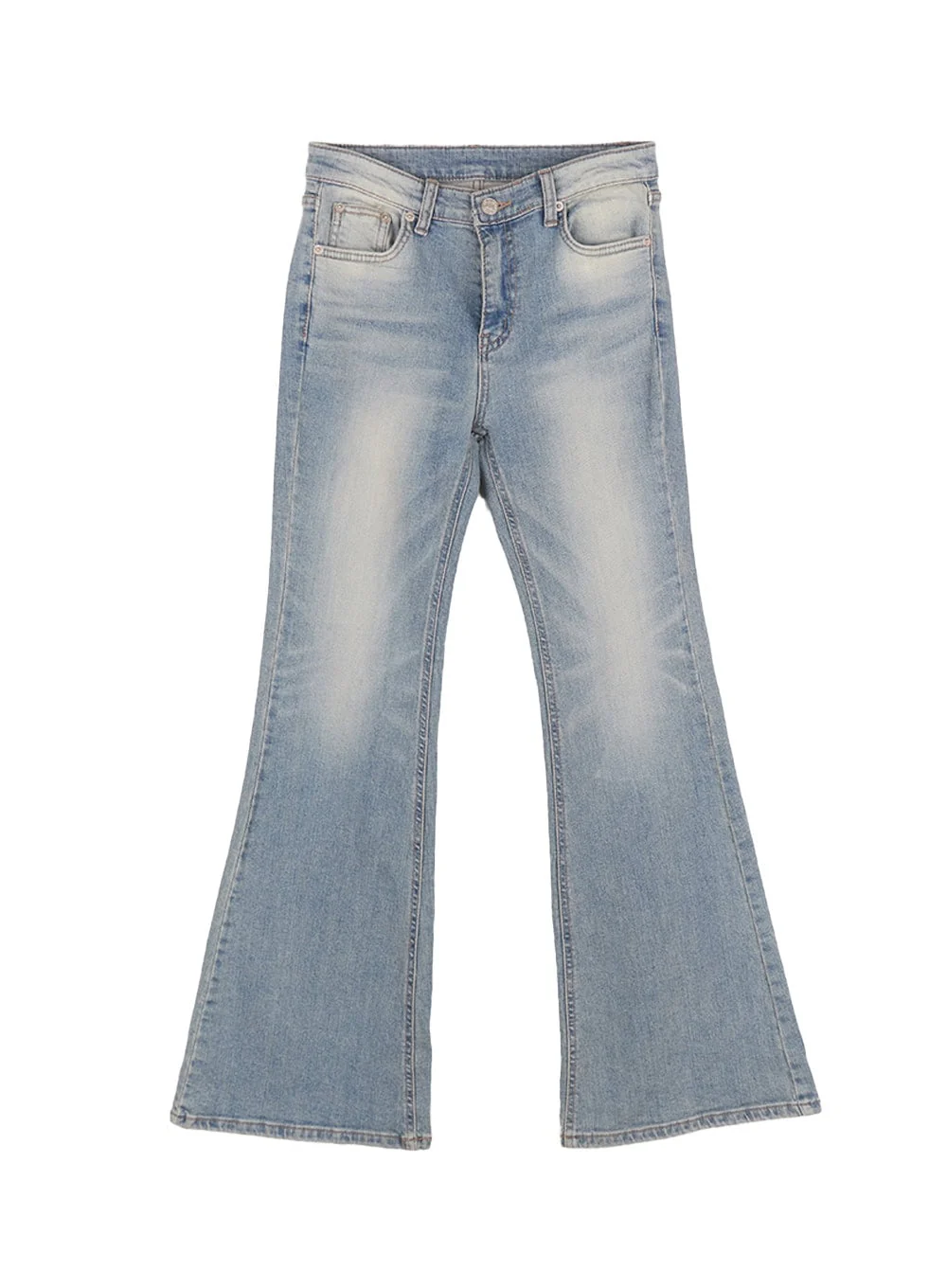 May Washed Flared Jeans IA515 - Image 11