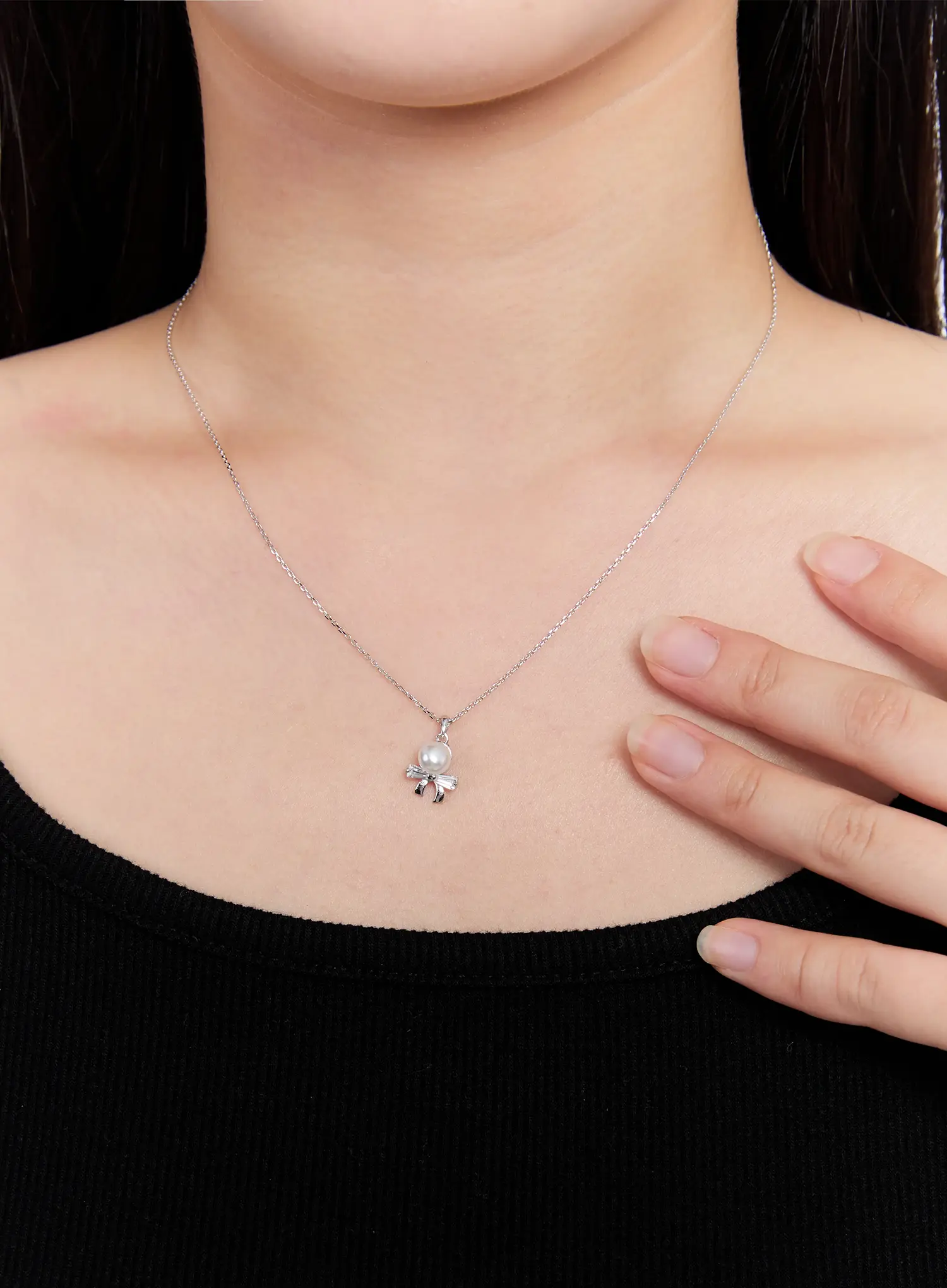 Meema Under Ribbon Necklace IU527 - Image 2