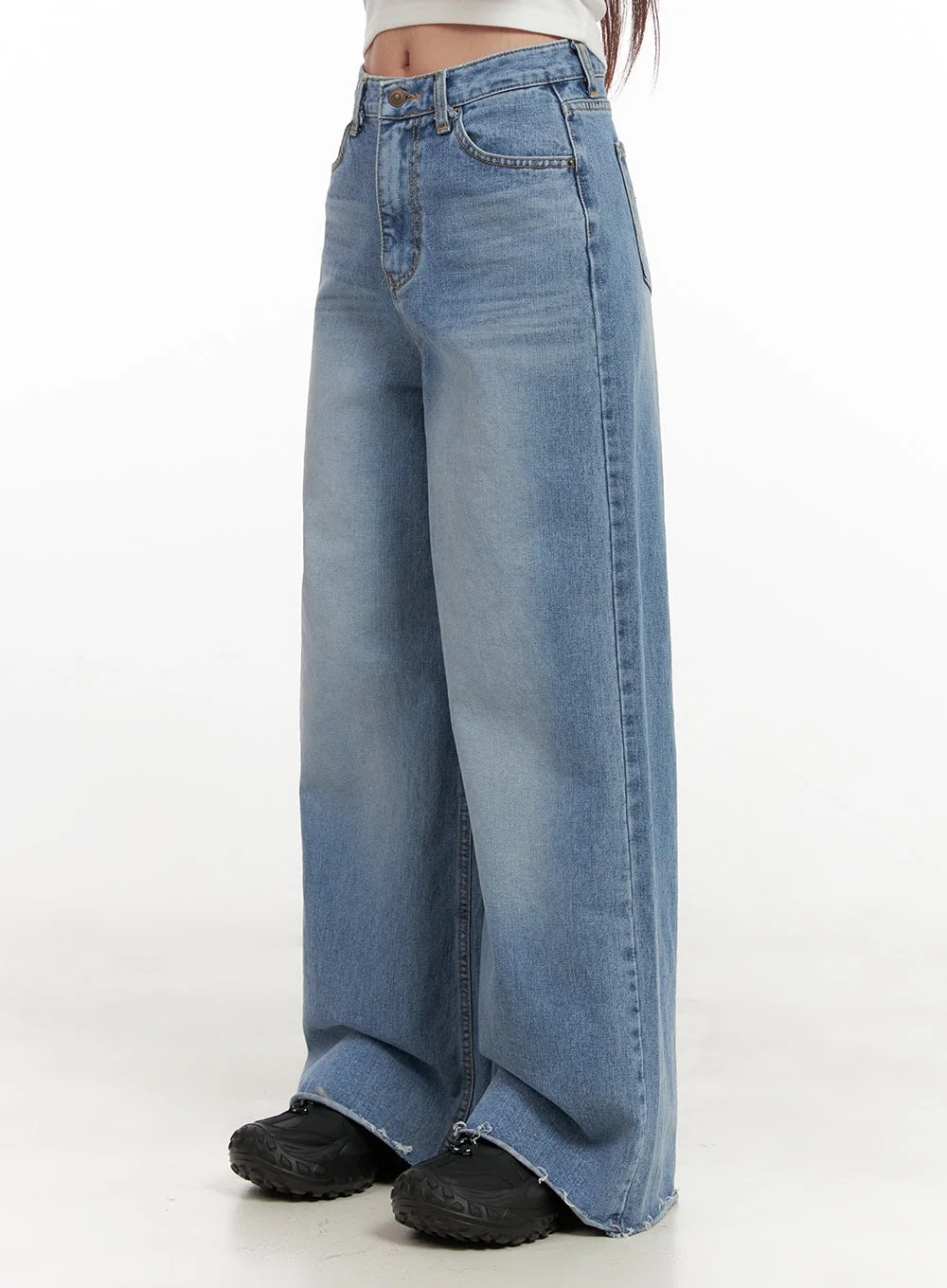 Melody Chic Flare Wide Leg Jeans CN428 - Image 7