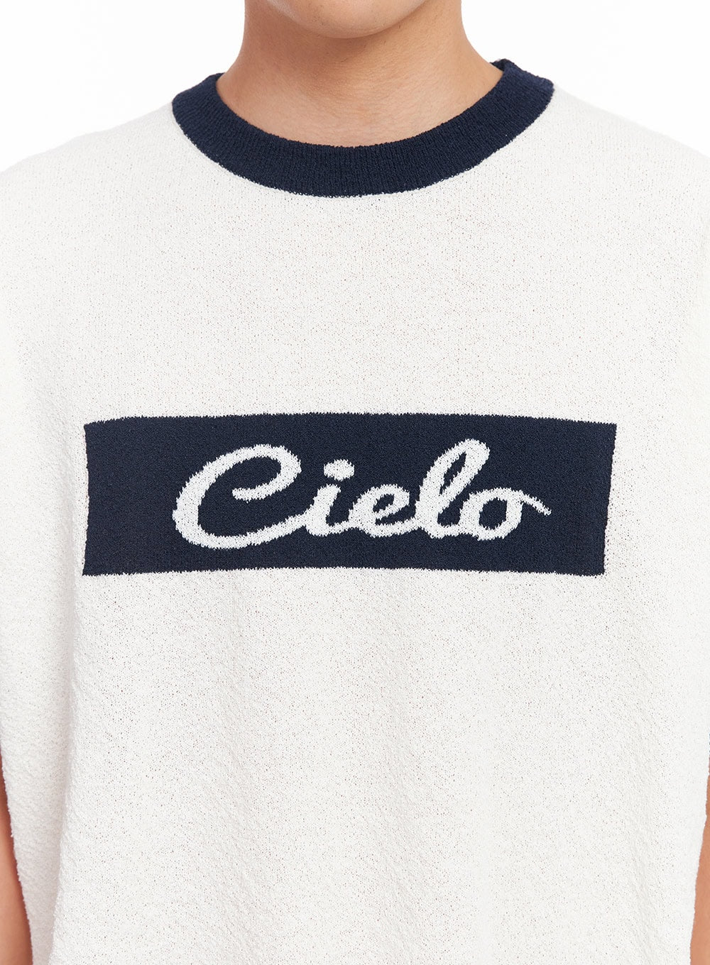 Men’s Contrast Knit T-Shirt IU503 - Image 4