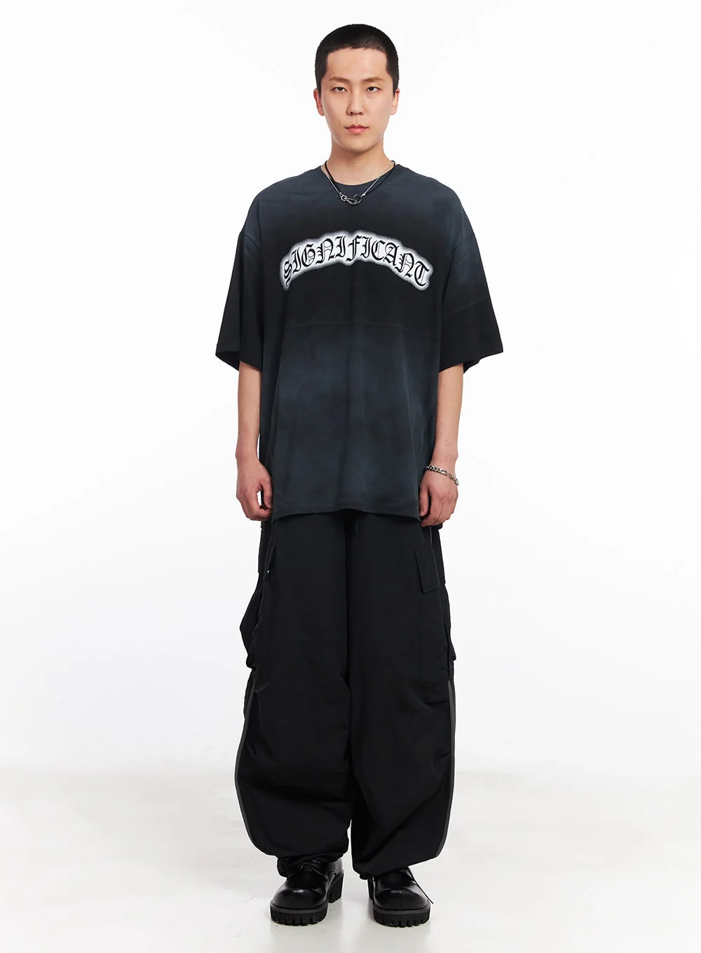 Men’s Gradient Street Graphic T-Shirt IU503 - Image 7