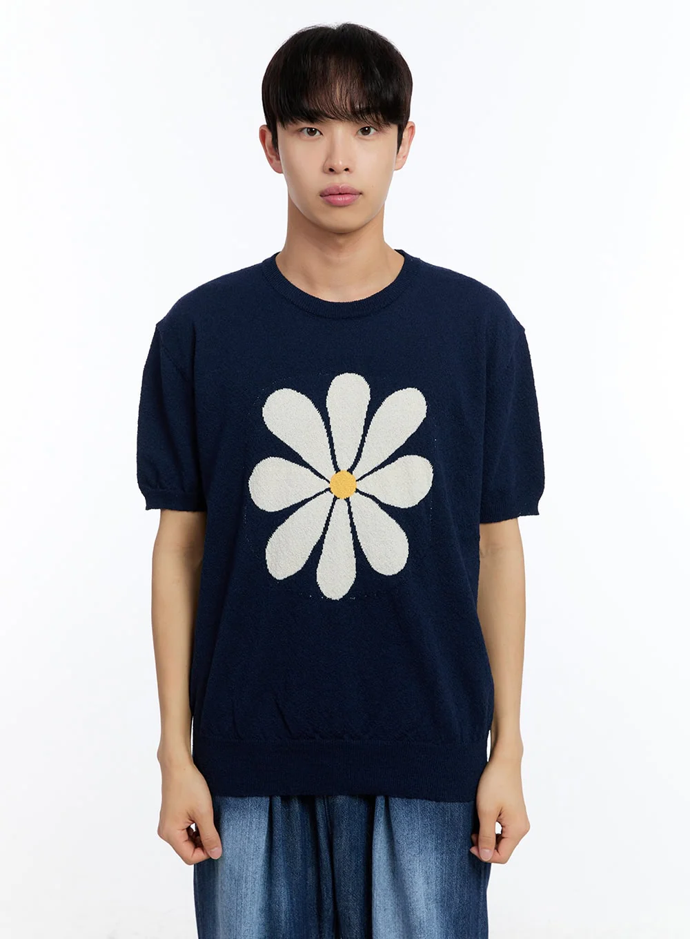 Men’s Petal Knit Sweater Top IY529 - Image 11