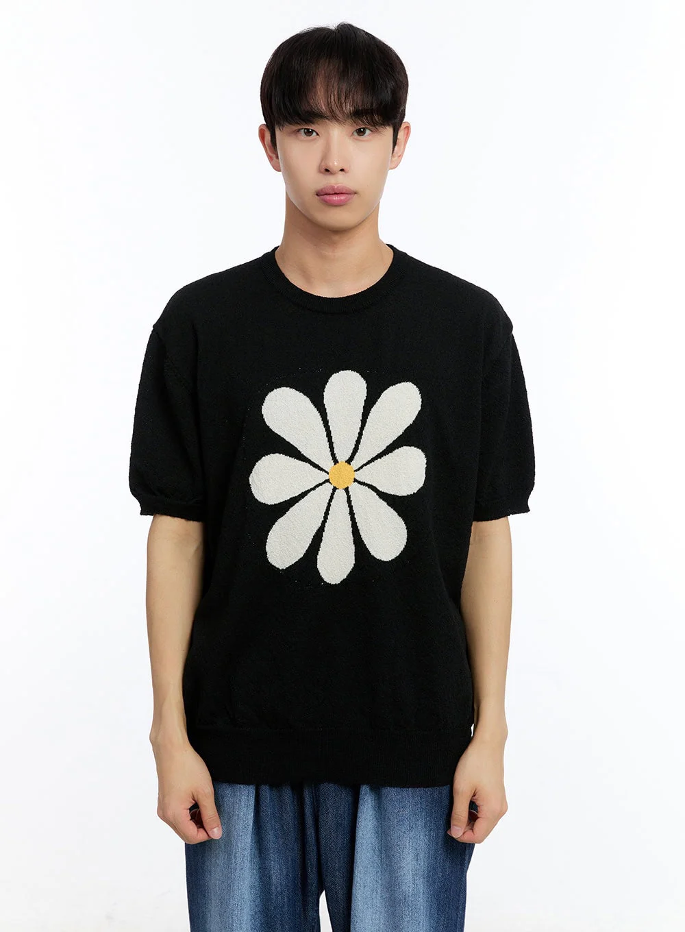 Men’s Petal Knit Sweater Top IY529 - Image 12