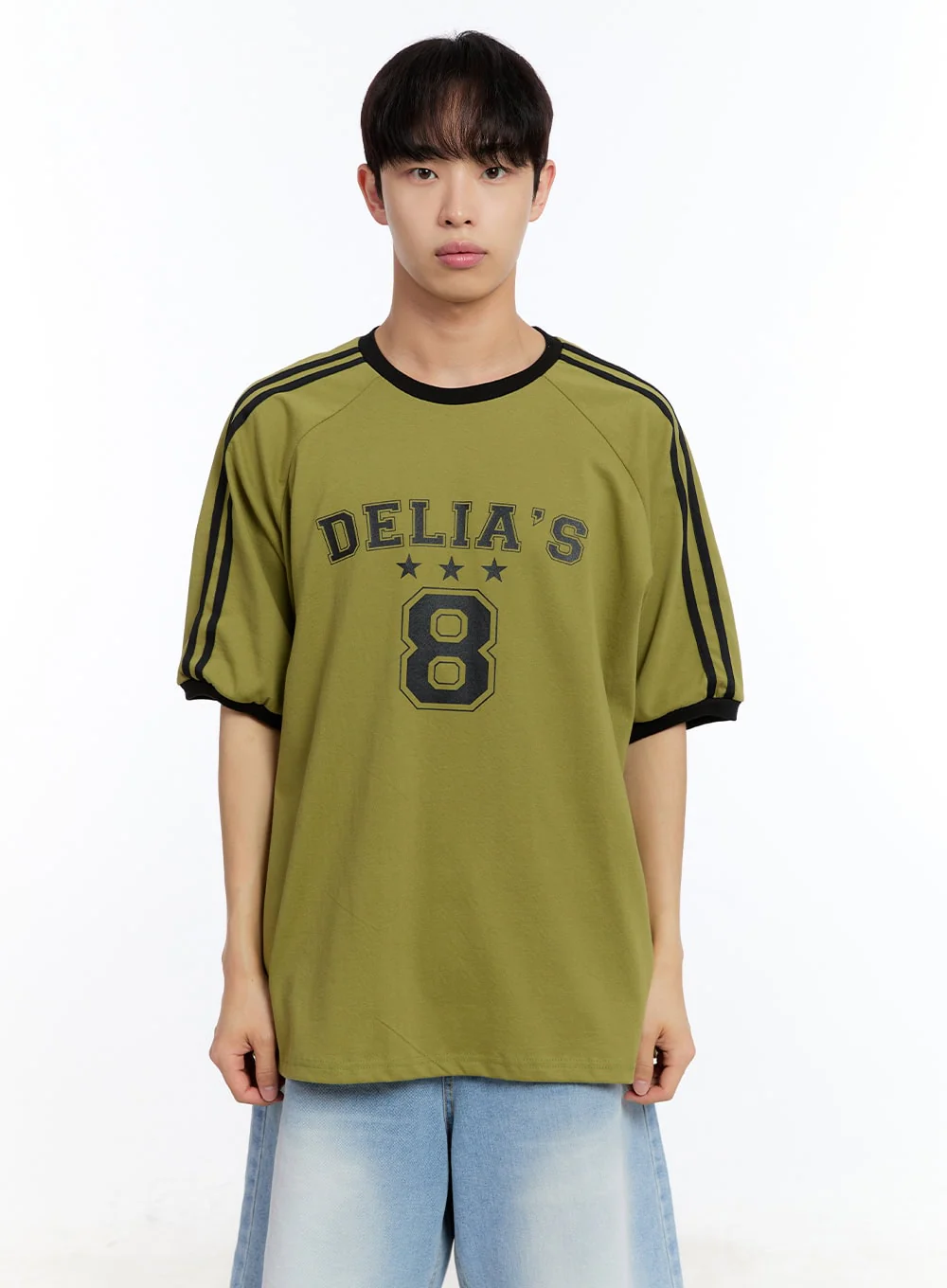 Men’s Sporty Raglan Track T-Shirt IY529 - Image 11