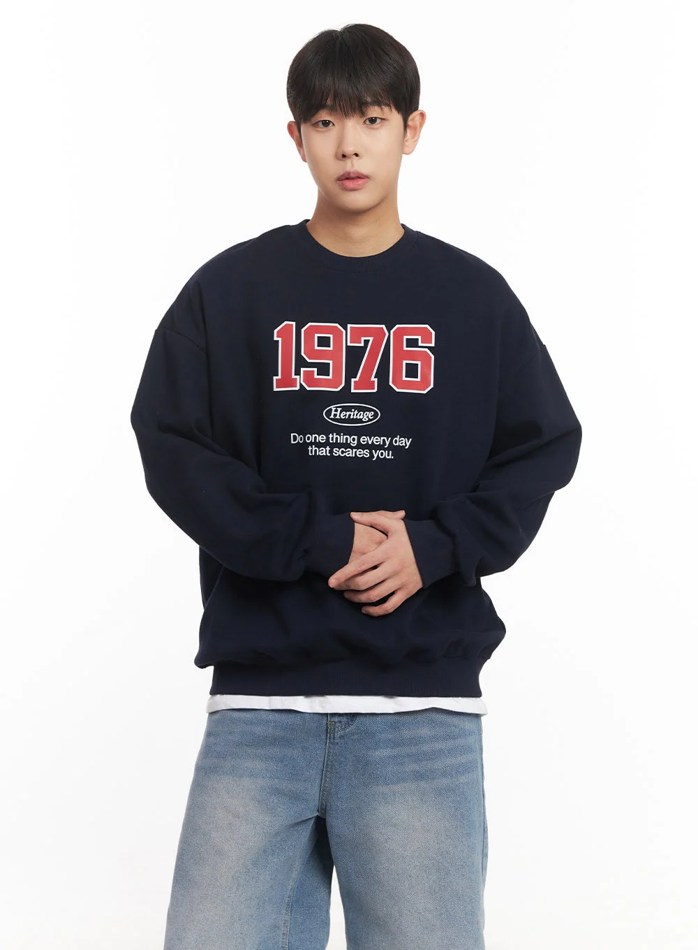 Men's 1976 Graphic Sweatshirt IM528 - Image 3