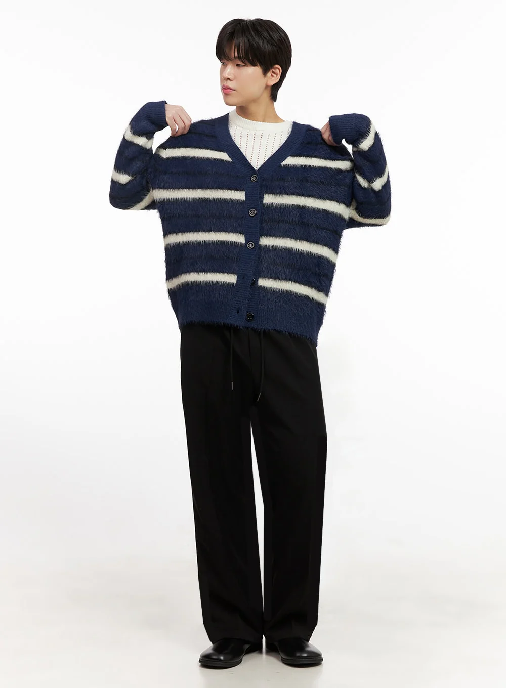 Men's Adjustable Classic Slacks IJ517 - Image 3