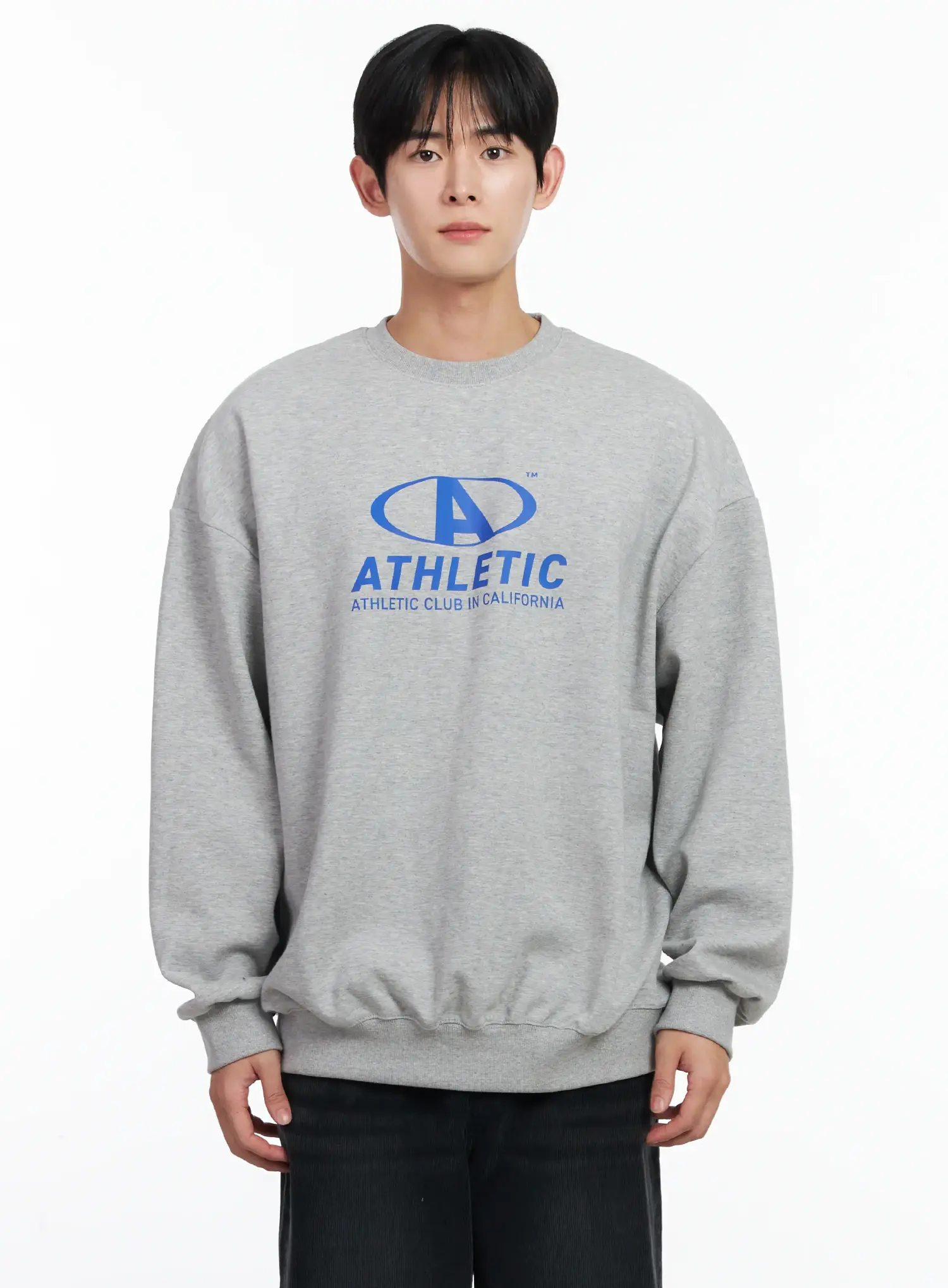 Men's Athletic Oversized Sweatshirt IJ521 - Image 10