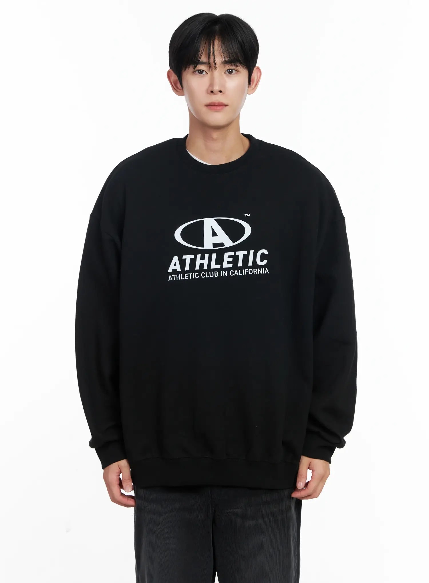 Men's Athletic Oversized Sweatshirt IJ521 - Image 13