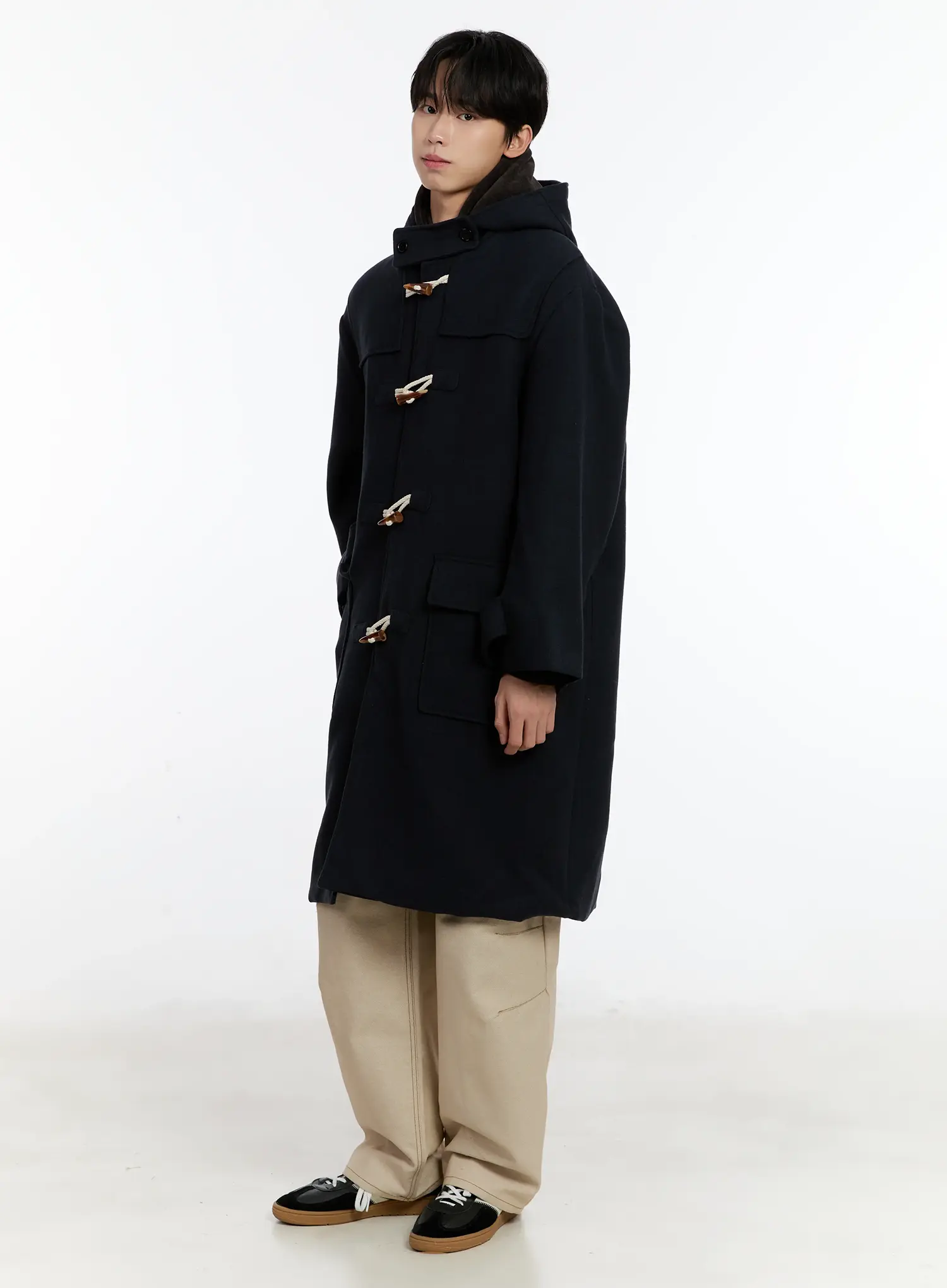 Men's Back Graphic Wide-Leg Pants ID502 - Image 13