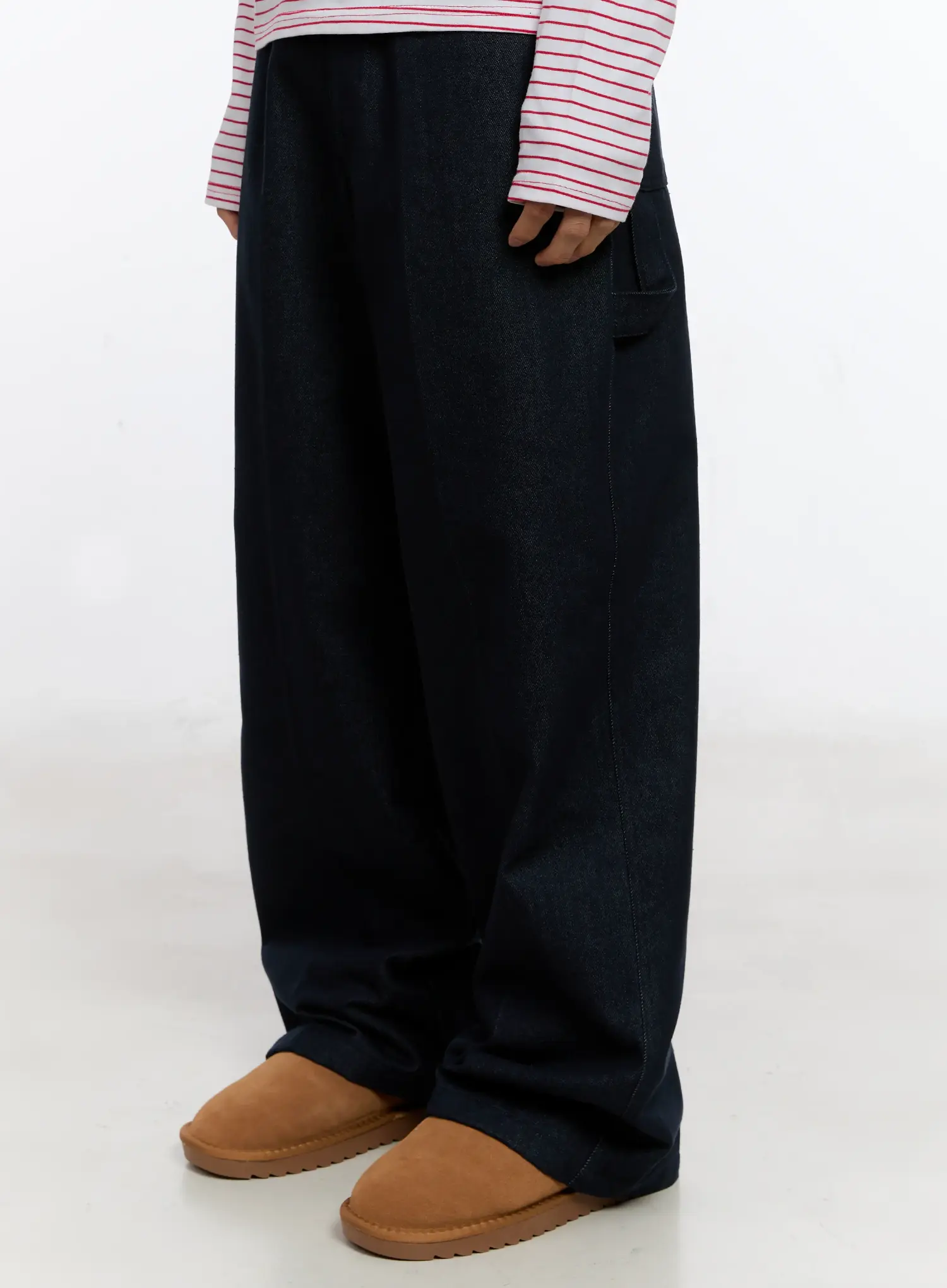 Men's Back Seat Pocket Denim Jeans IN512 - Image 5