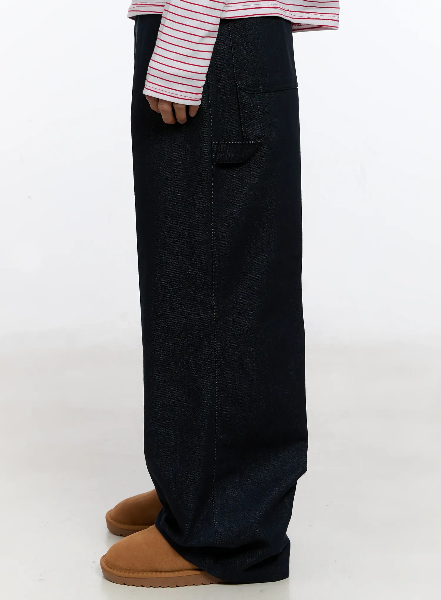 Men's Back Seat Pocket Denim Jeans IN512 - Image 6