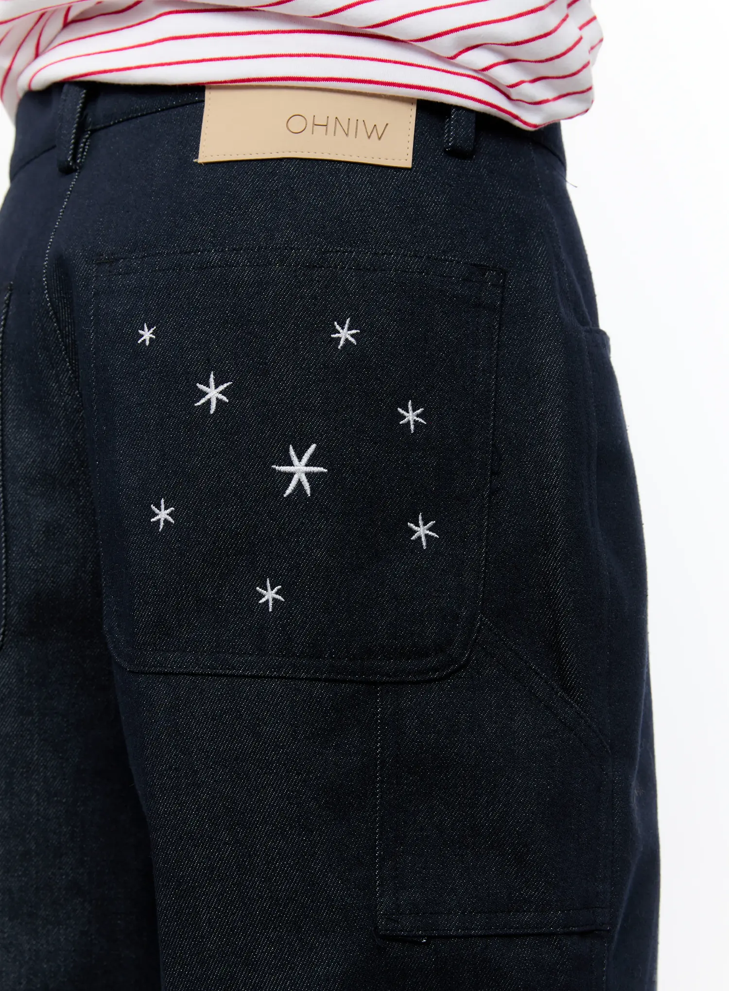Men's Back Seat Pocket Denim Jeans IN512 - Image 8