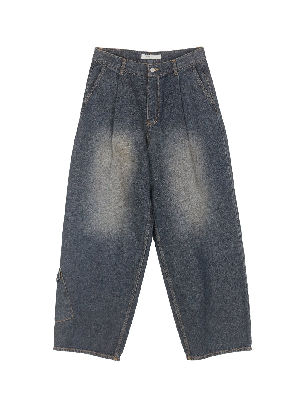 Men's Baggy Pintuck Jeans IY522 - Image 18