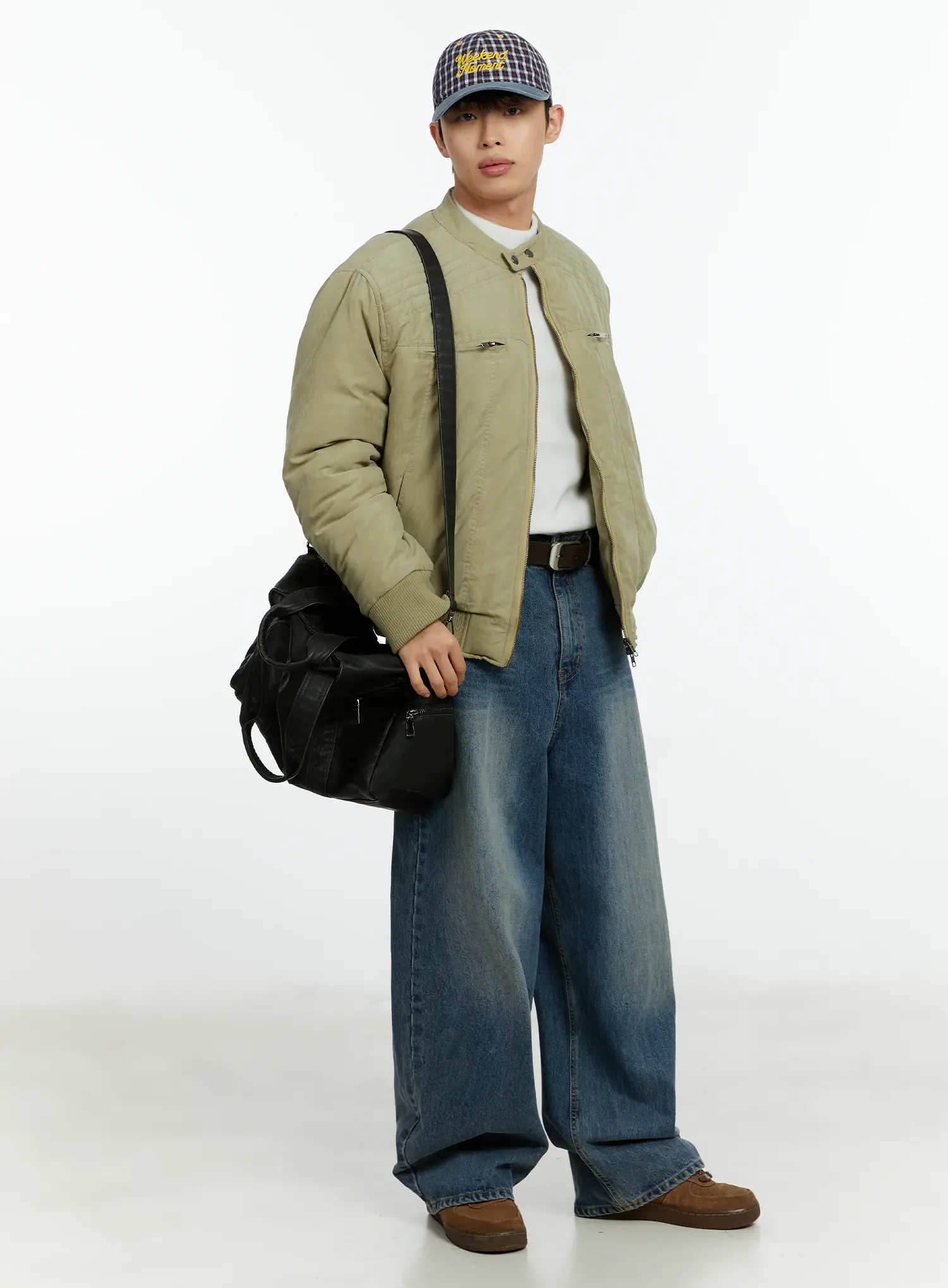 Men's Baggy Wide Jeans IF511 - Image 2