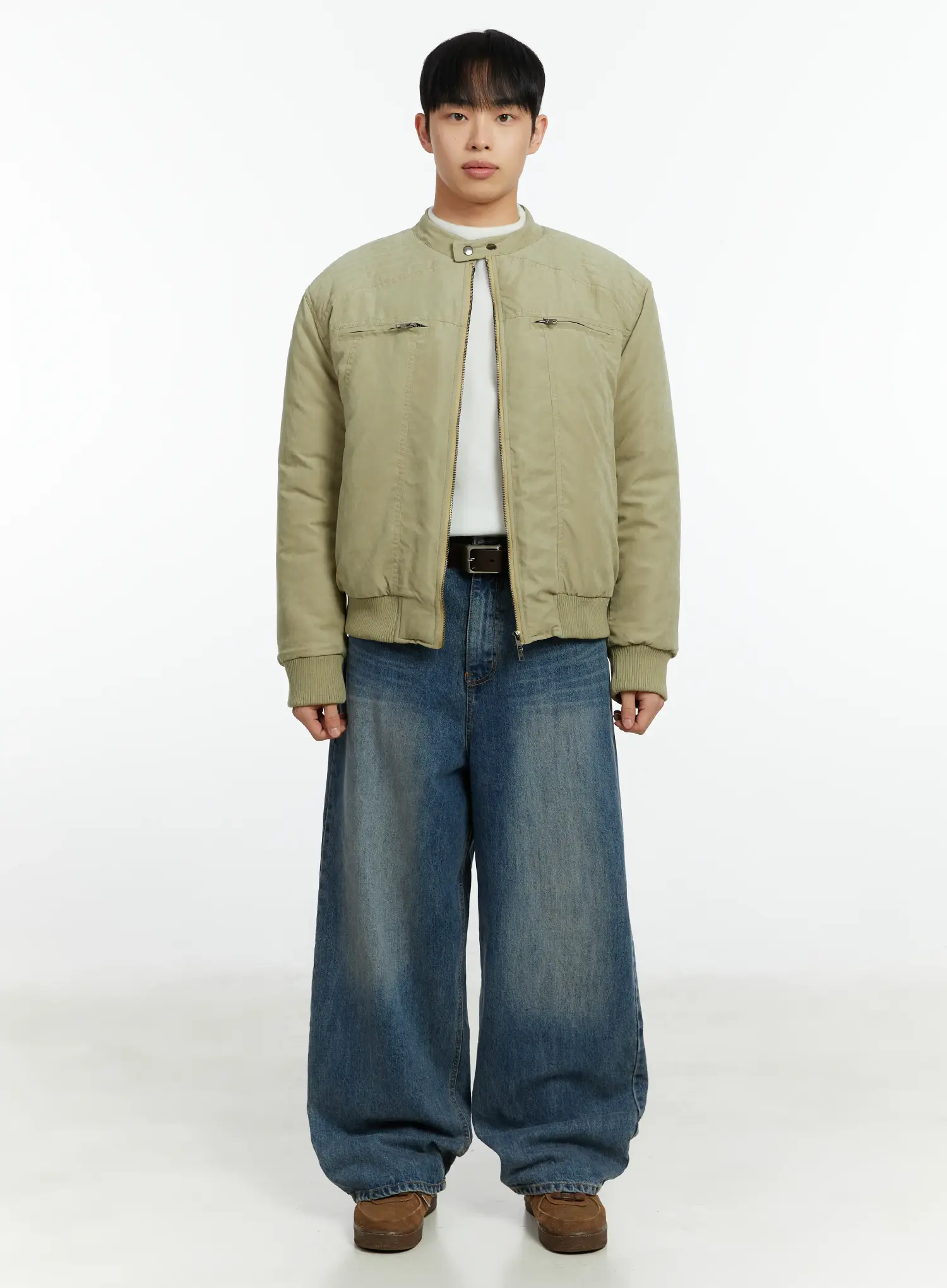 Men's Baggy Wide Jeans IF511 - Image 3