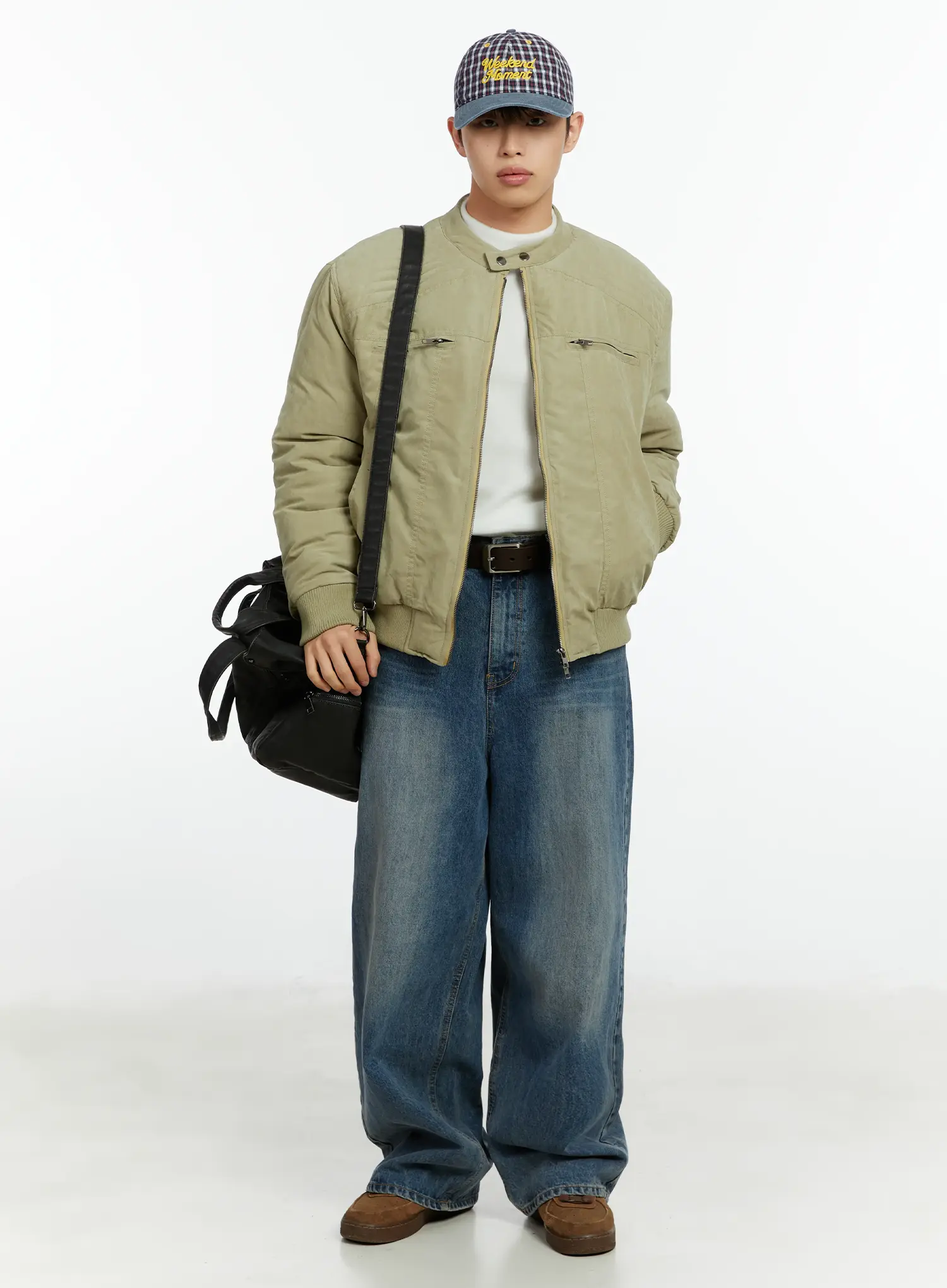 Men's Baggy Wide Jeans IF511 - Image 7